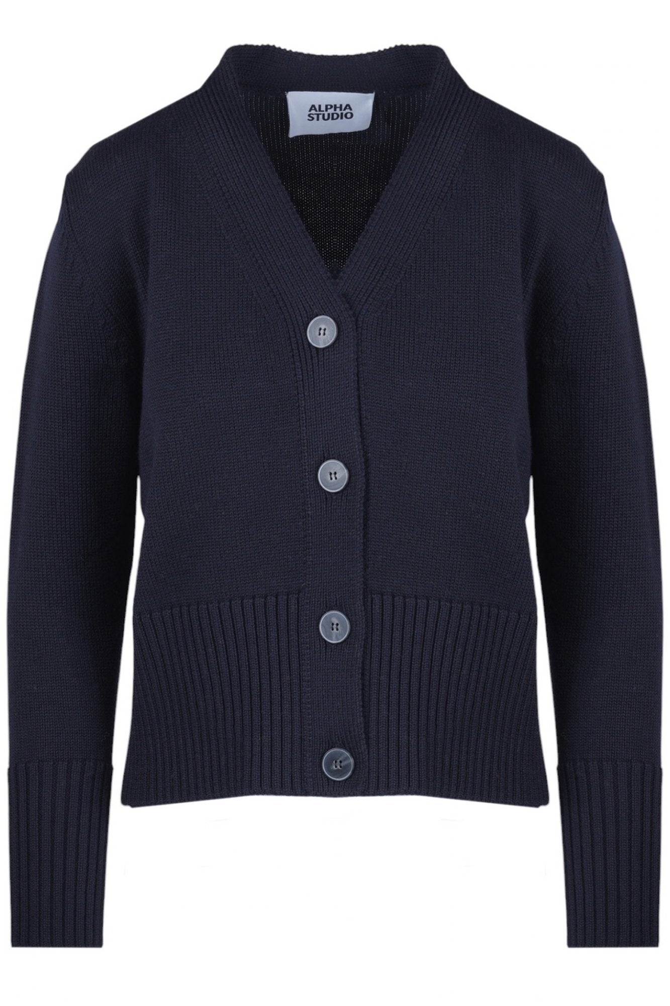Alpha Studio - Cardigan - 480261 - blauw