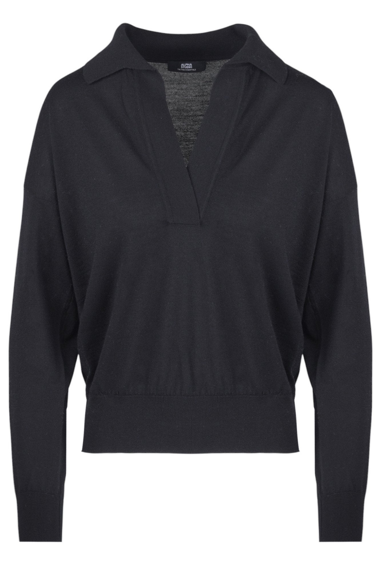Alpha Studio - Shirt - 480272 - Black