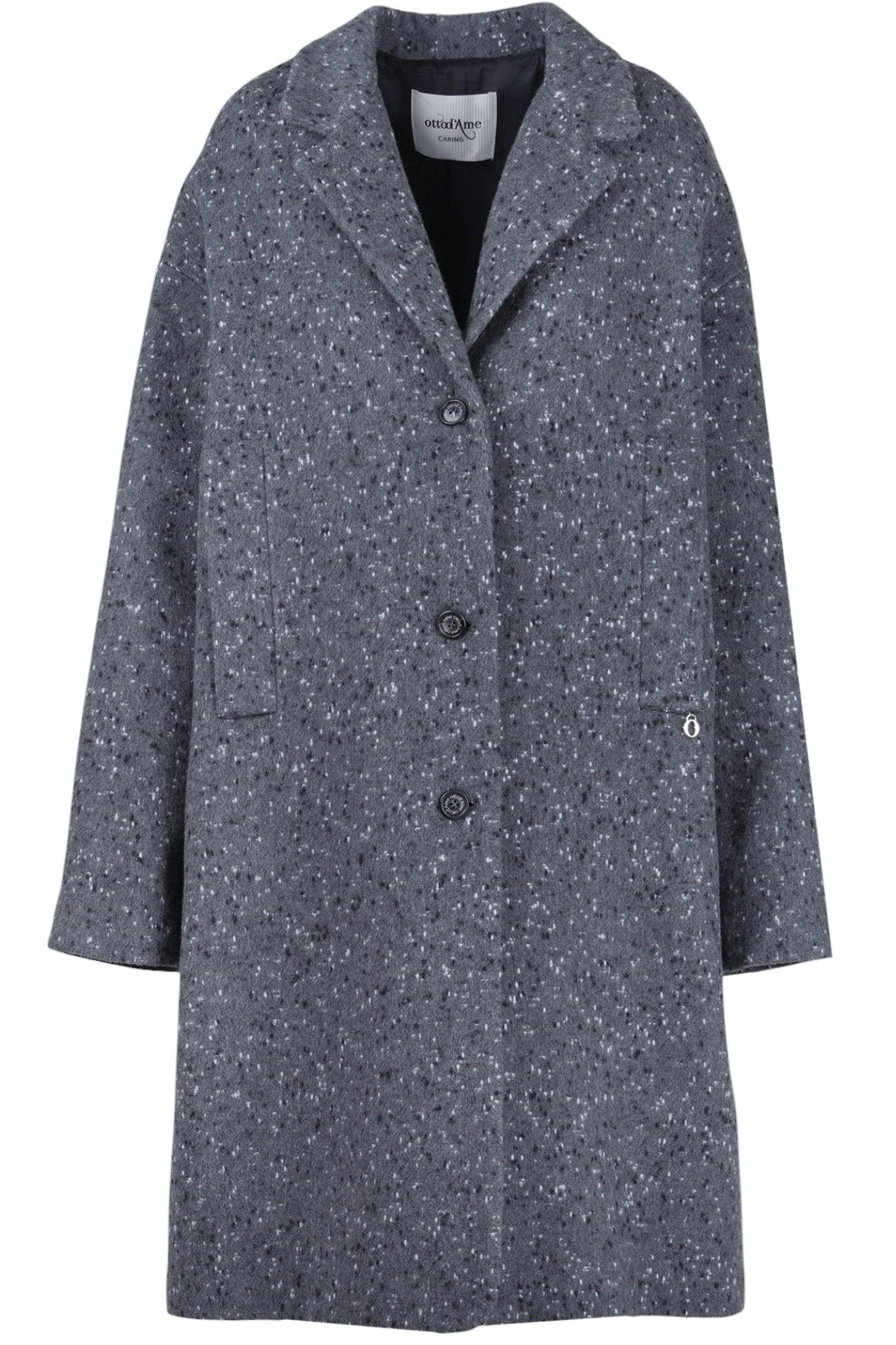 Ottod'ame - Coat - 480346 - Grey In Grigio
