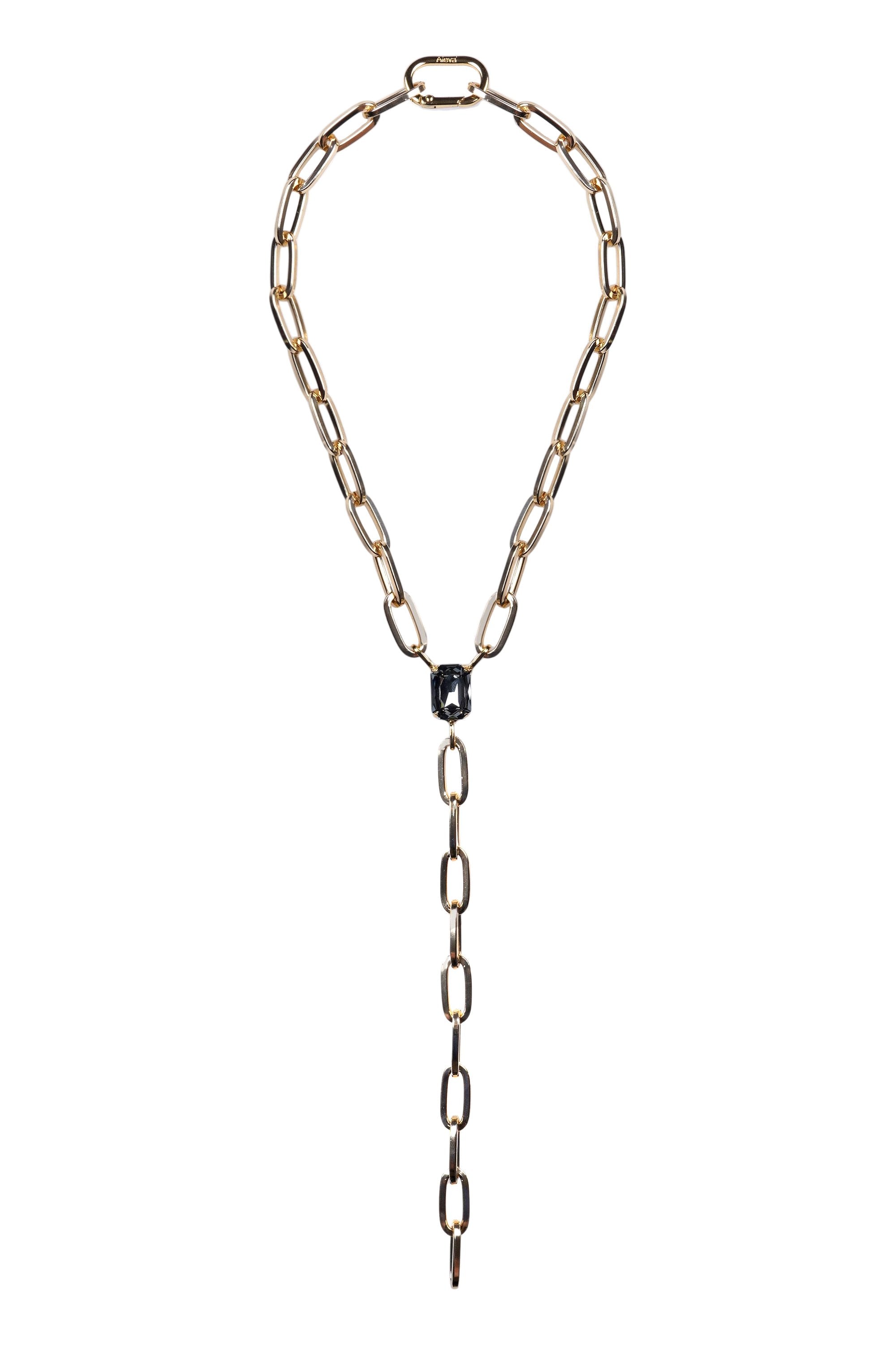 Aleva' Bijoux - ketting - 481056 - goud/fumee