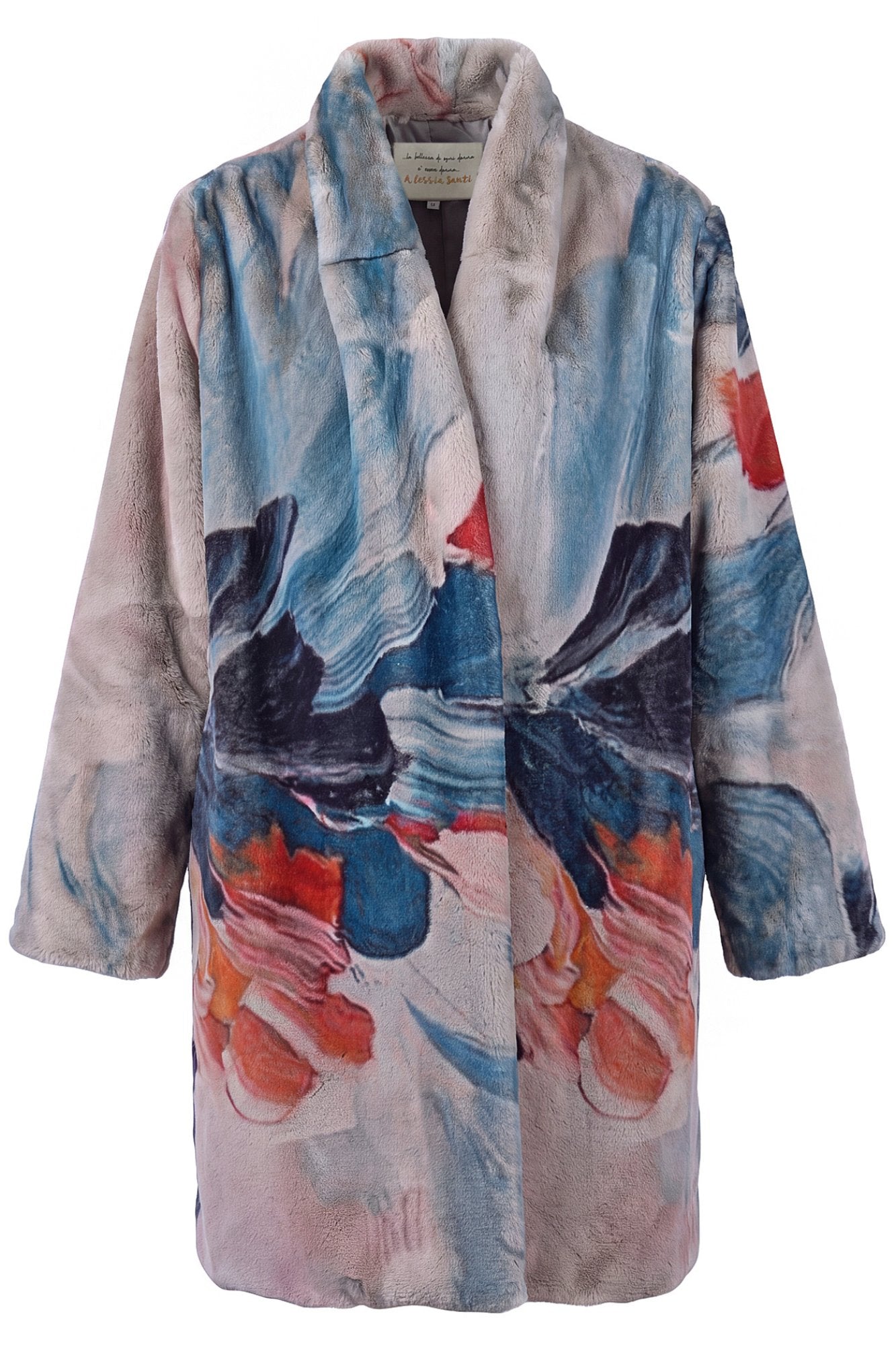 Alessia Santi - Jas - 480522 - Beige/Blu