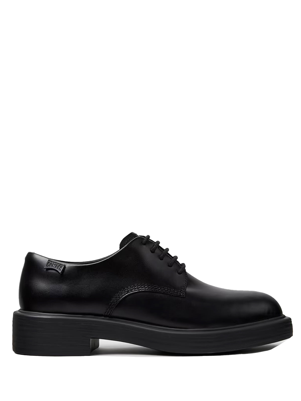 Camper Dean Leather Brogues In Nero