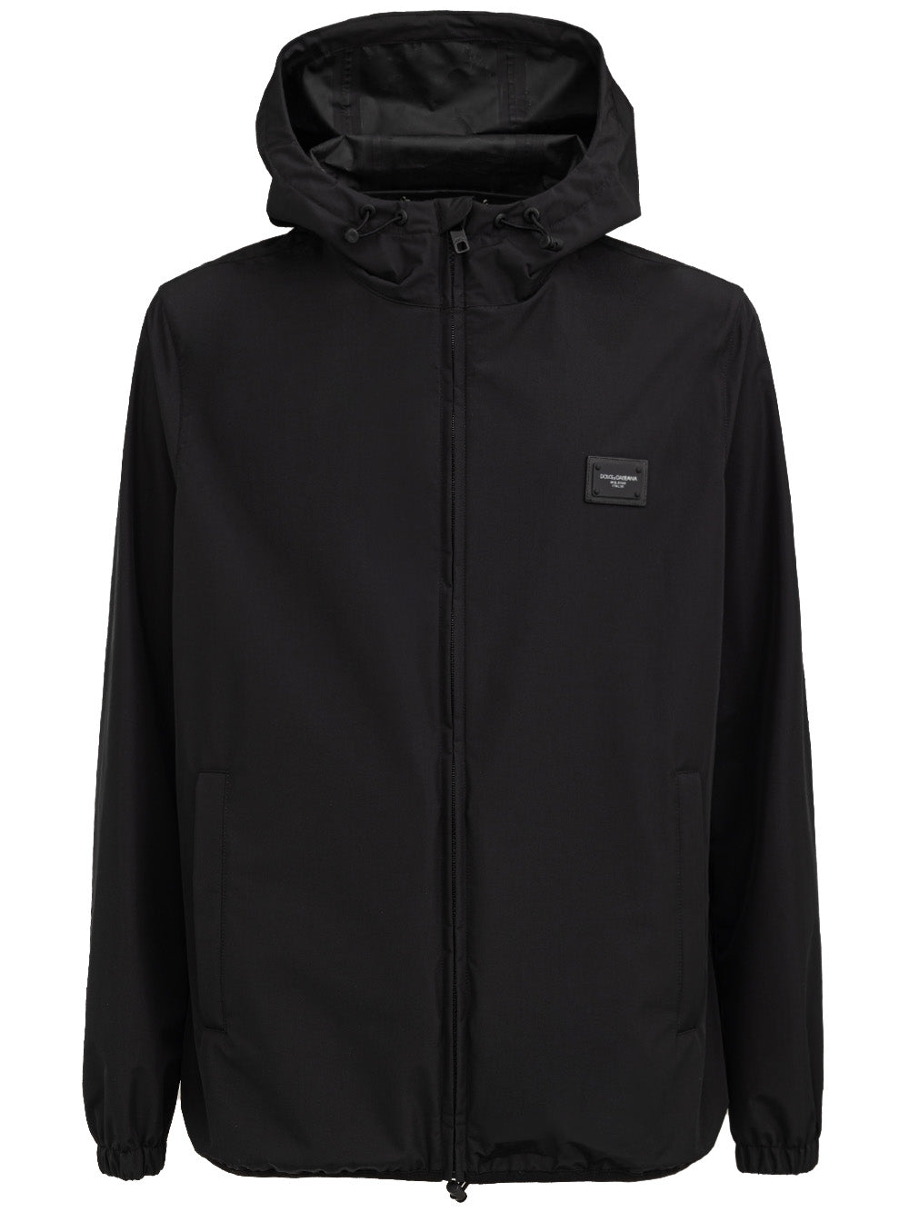 Windproof jacket with logo on chest Dolce & Gabbana