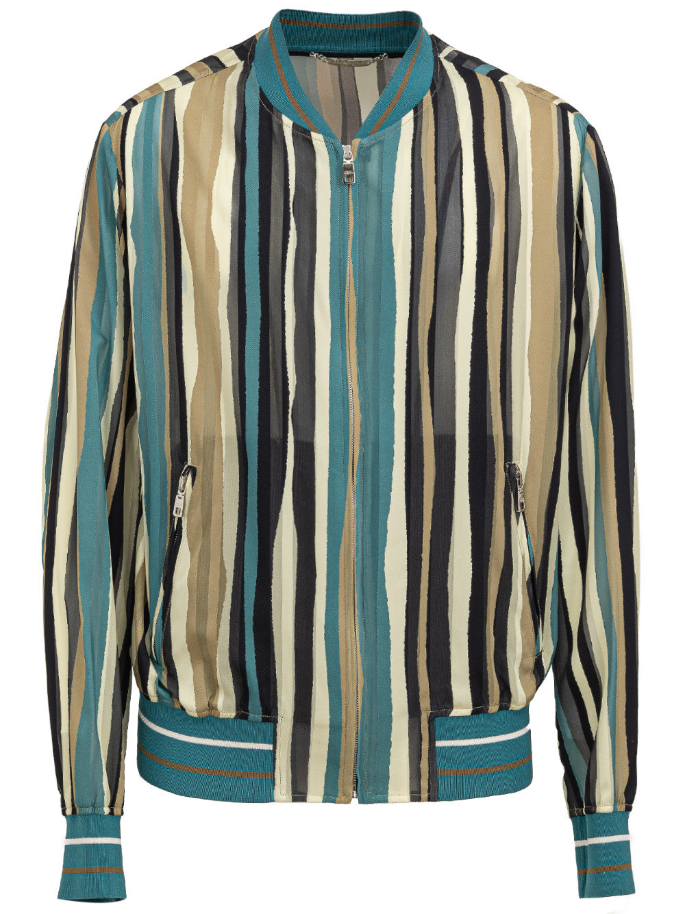 Lightweight Bomber with Printed Fabric Dolce & Gabbana
