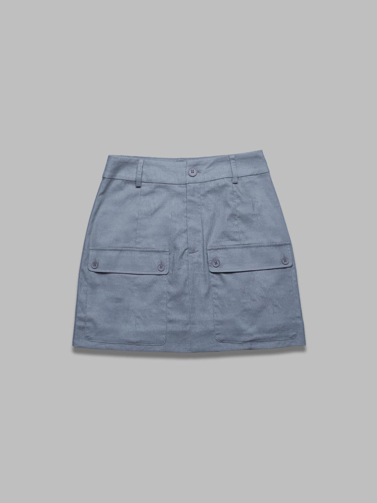 Gestuz Gz Liane Linen Mw Skirt - Rock Ridge