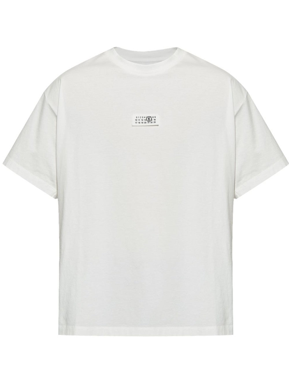 t-shirt in cotton with patch logo