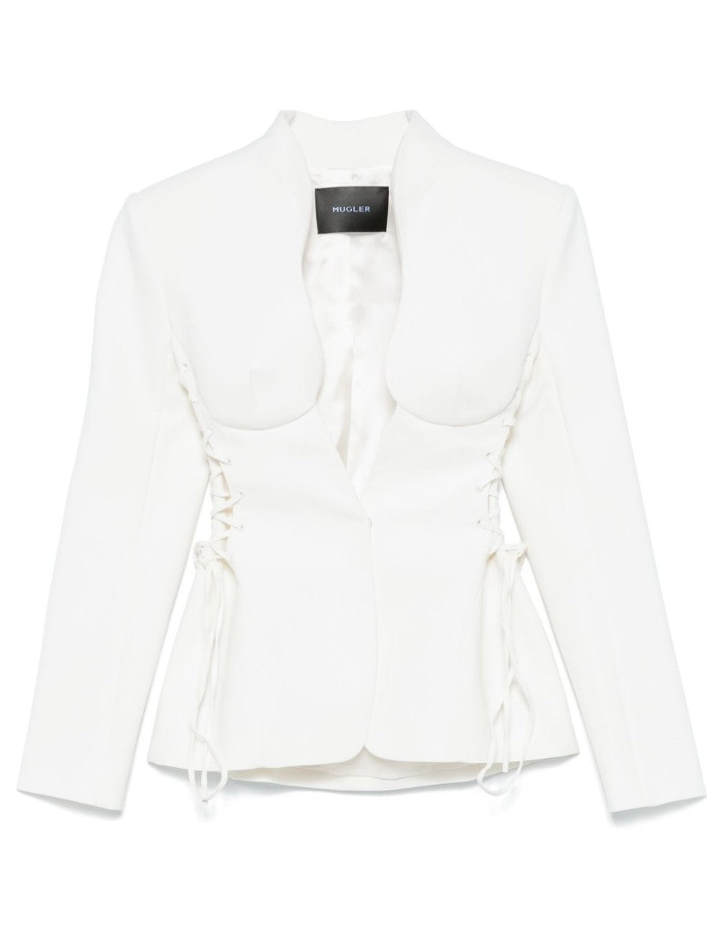 Jacket with laces