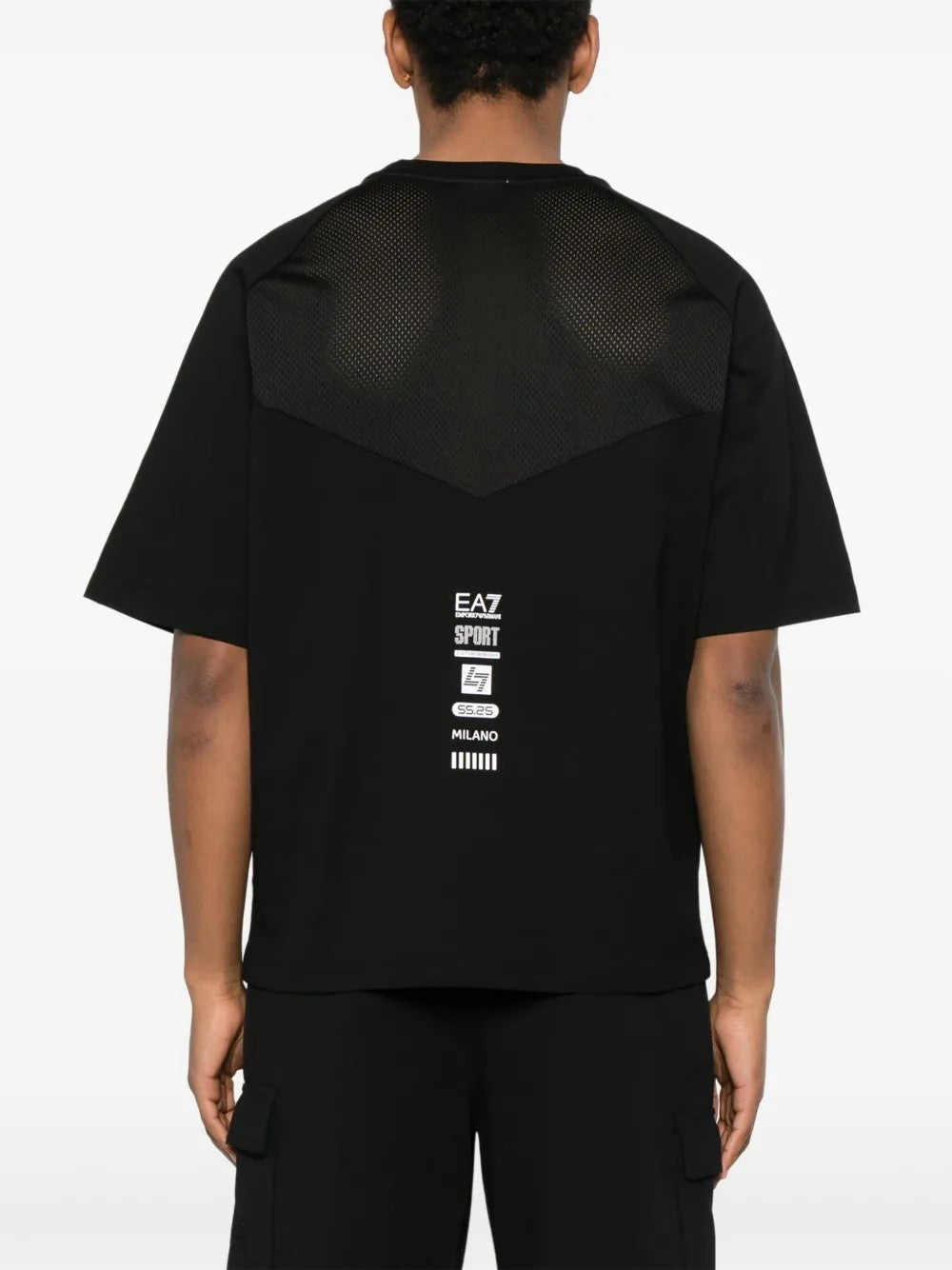 Ea7 Emporio Armani T-shirt Man In Nero
