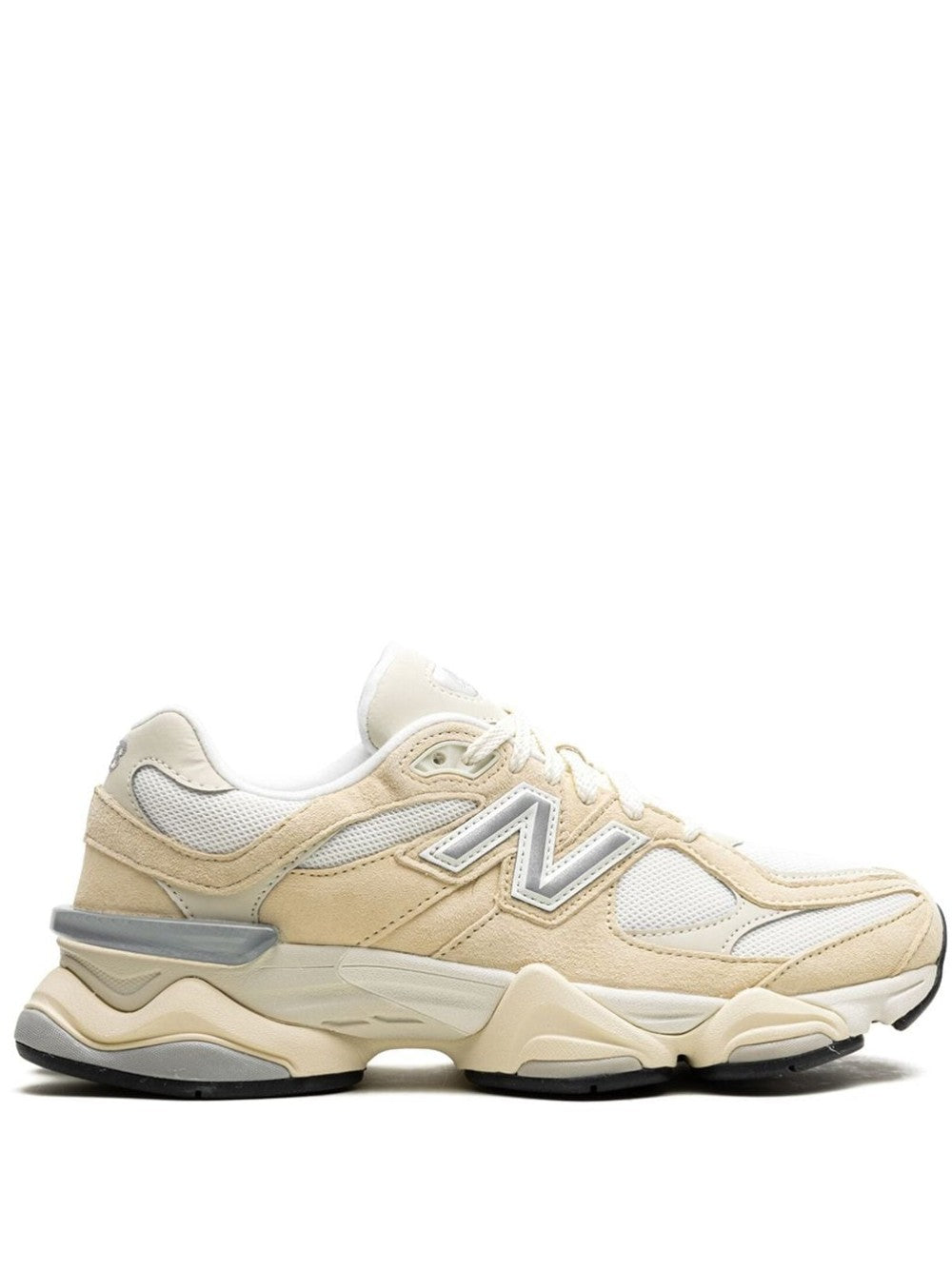New Balance '9060' Brown Sneaker With Side Logo And Chunky Sole In Multi