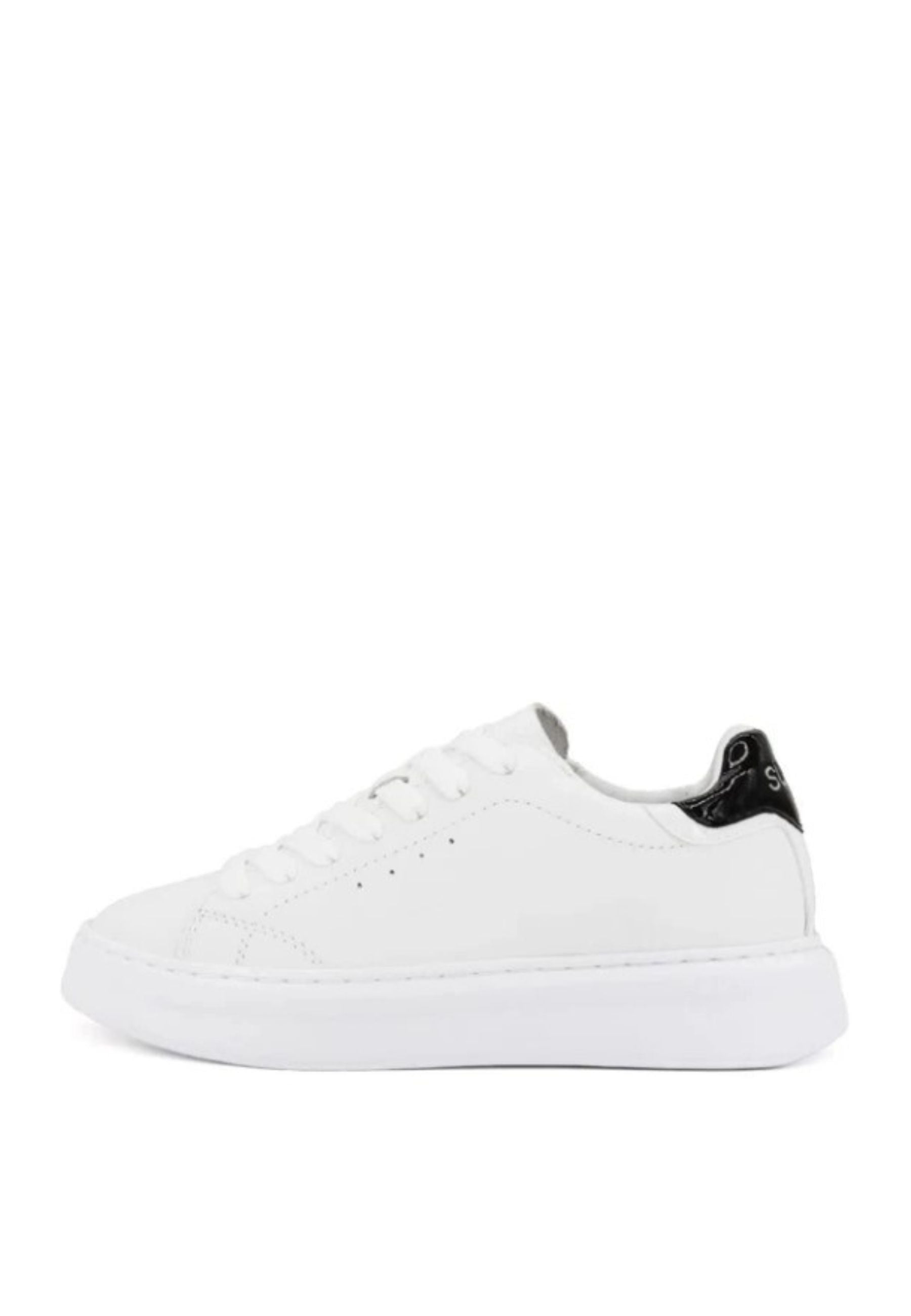 Sun 68 Sun68 Sneakers Free Leather In Bianco