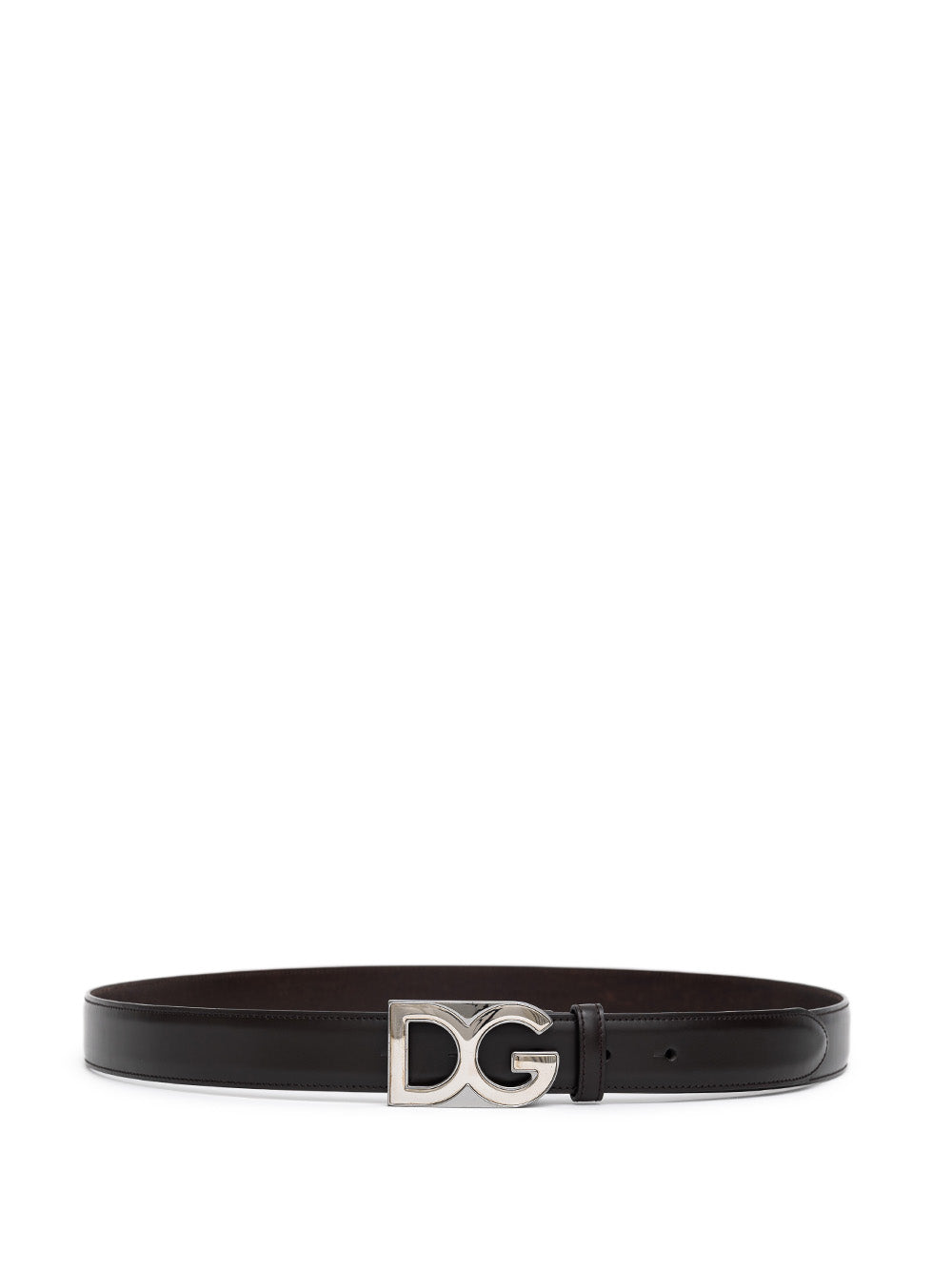 Leather Belt with DG Logo Dolce & Gabbana