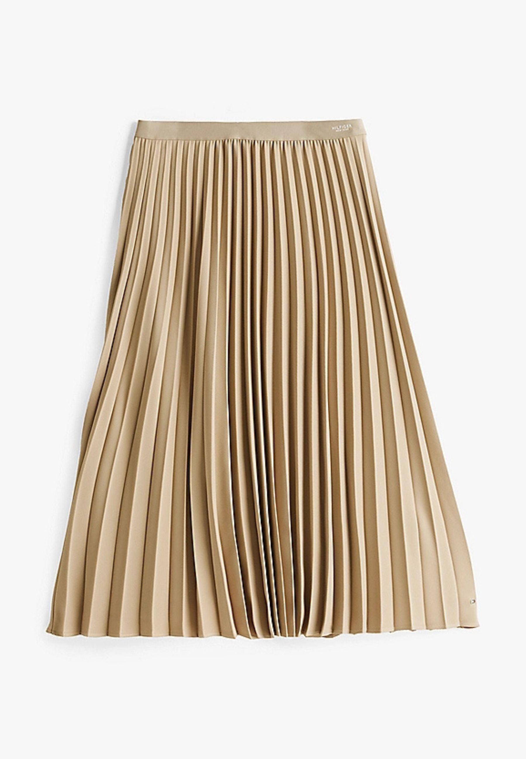 Tommy Hilfiger GONNA FLUID PLEATED PULL ON MIDI SKIRT
