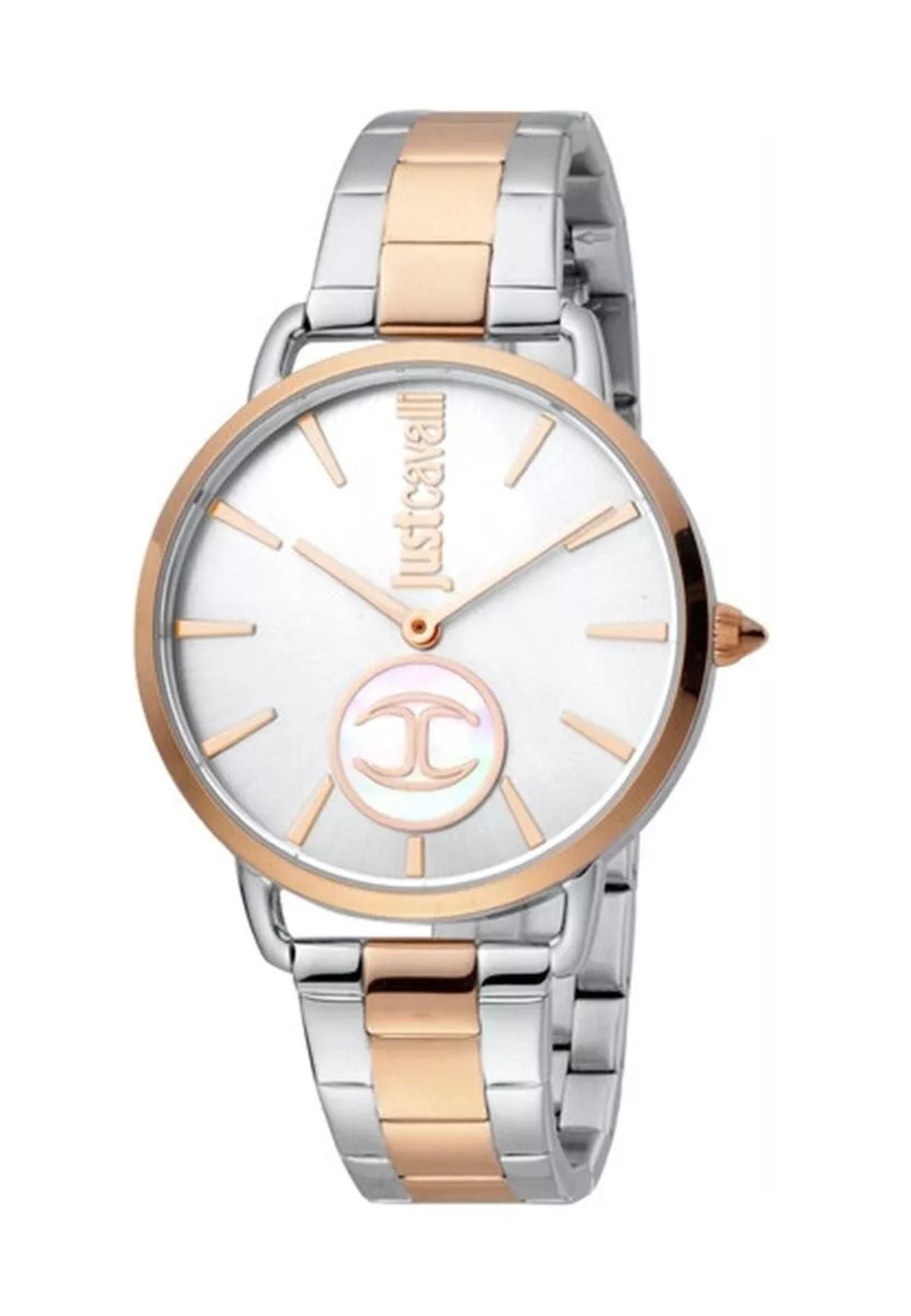 Just Cavalli Clock In Silver