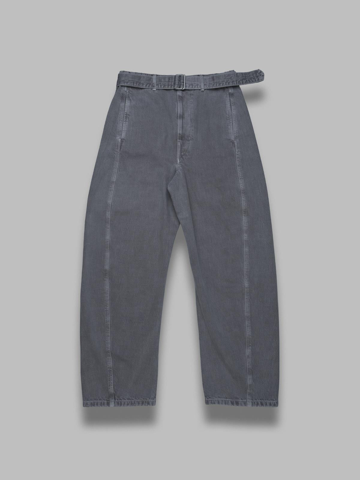 twisted belted pants