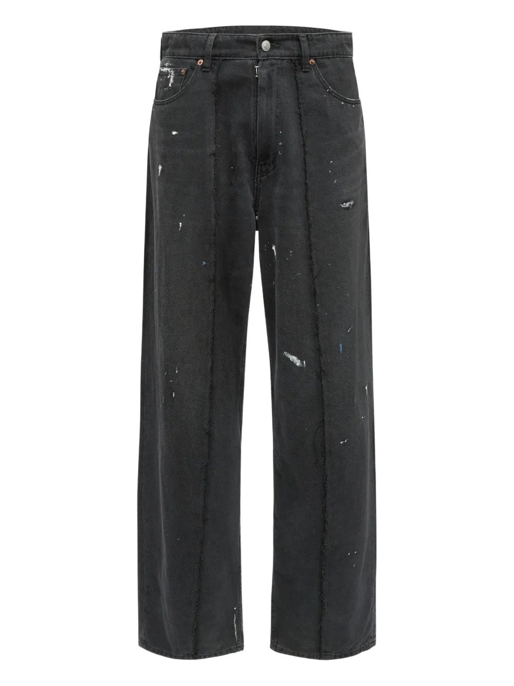 Mm6 Maison Margiela Jeans Mm6 In Burgundy