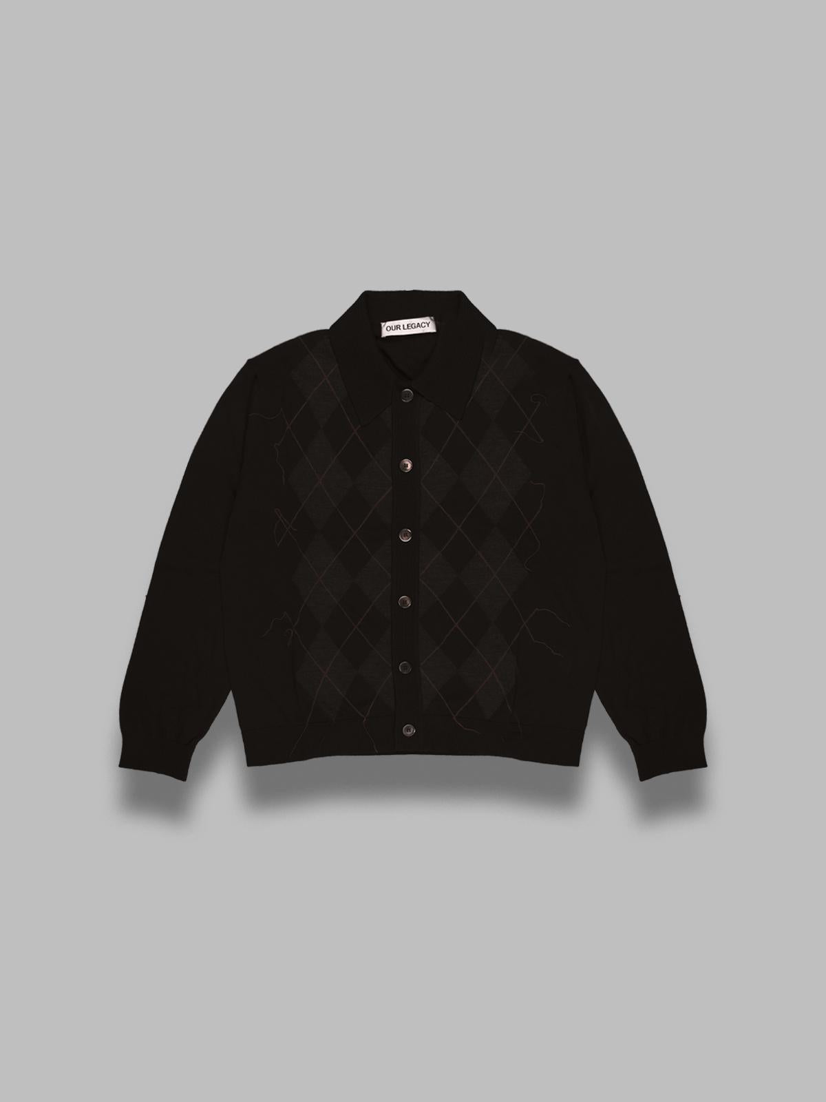 Our Legacy Evening Polo In Black