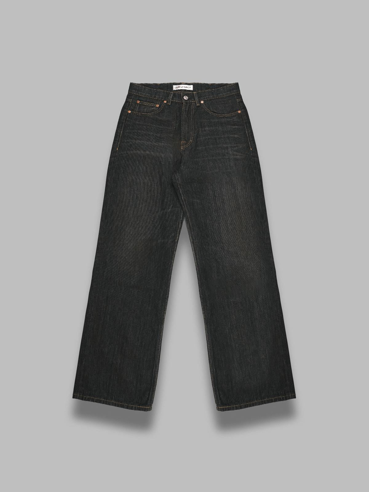 Our Legacy Third Cut Chain Twill In Black