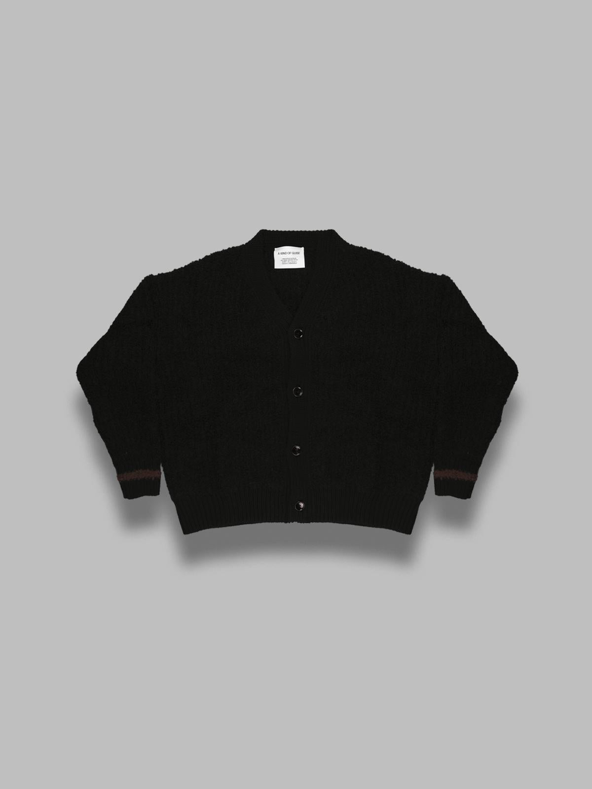 A Kind Of Guise Khuder Knit Cardigan In Black