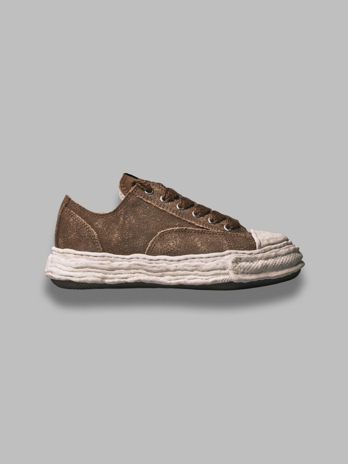 Maison-mihara-yasuhiro Peterson 23/original Sun Monster Leather Low-top Sneakers