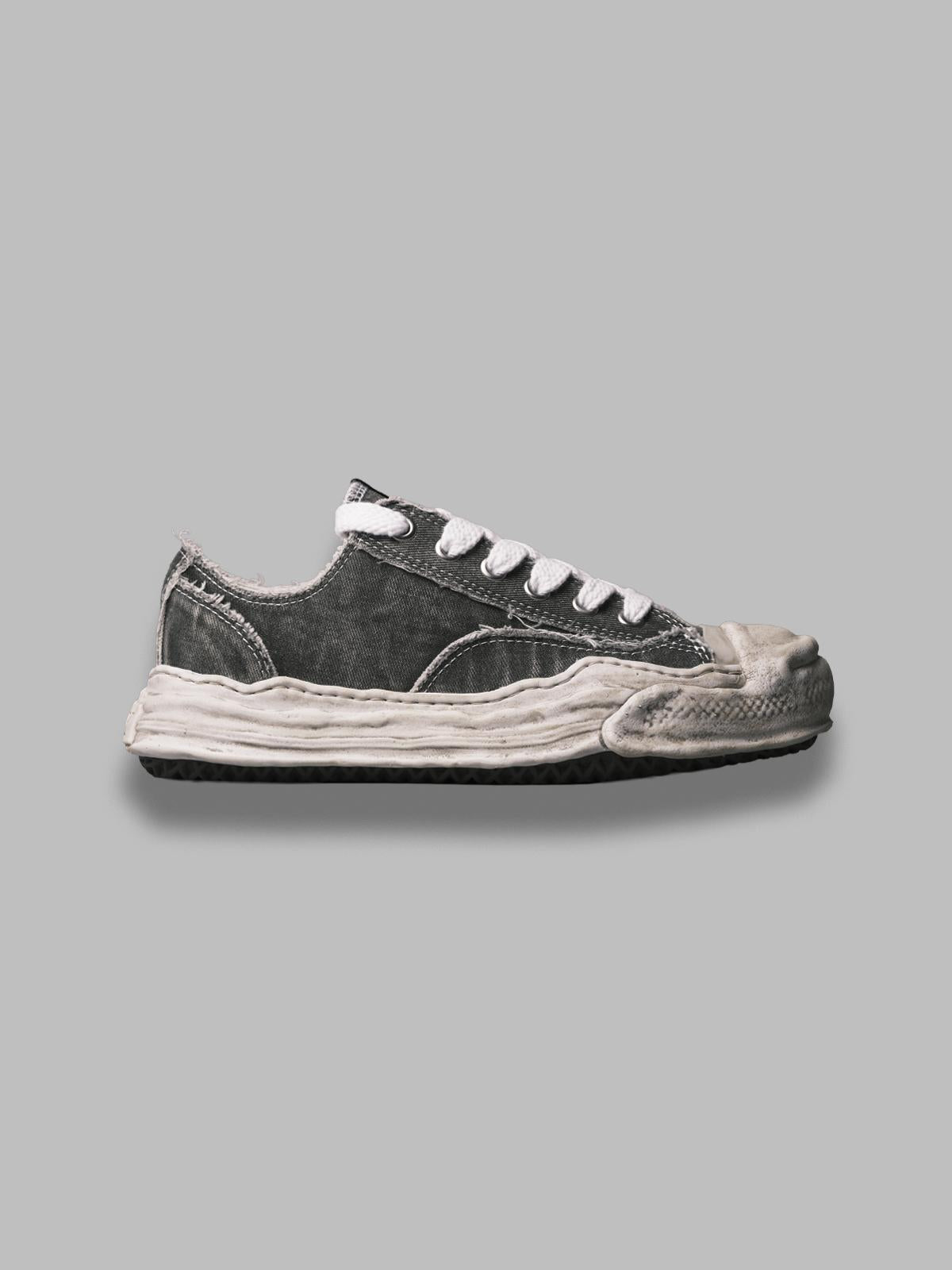 hank /original sun bleaching and washing textile low-top