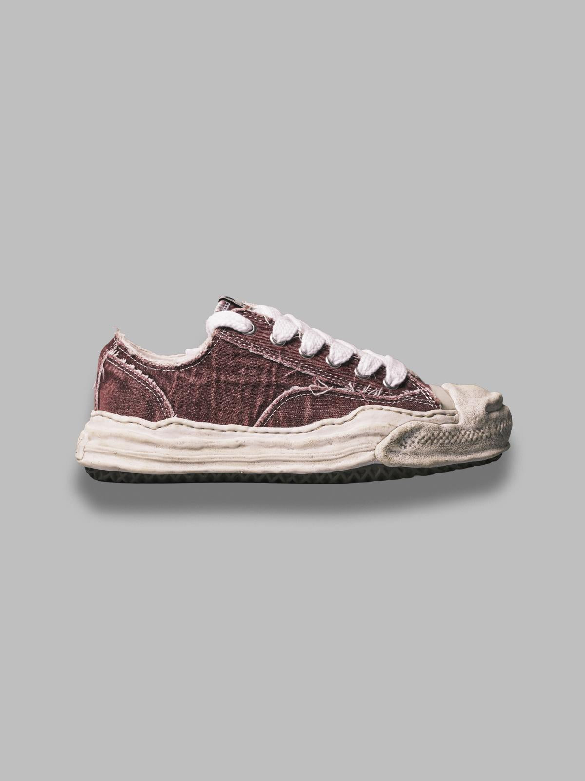 hank /original sun bleaching and washing textile low-top