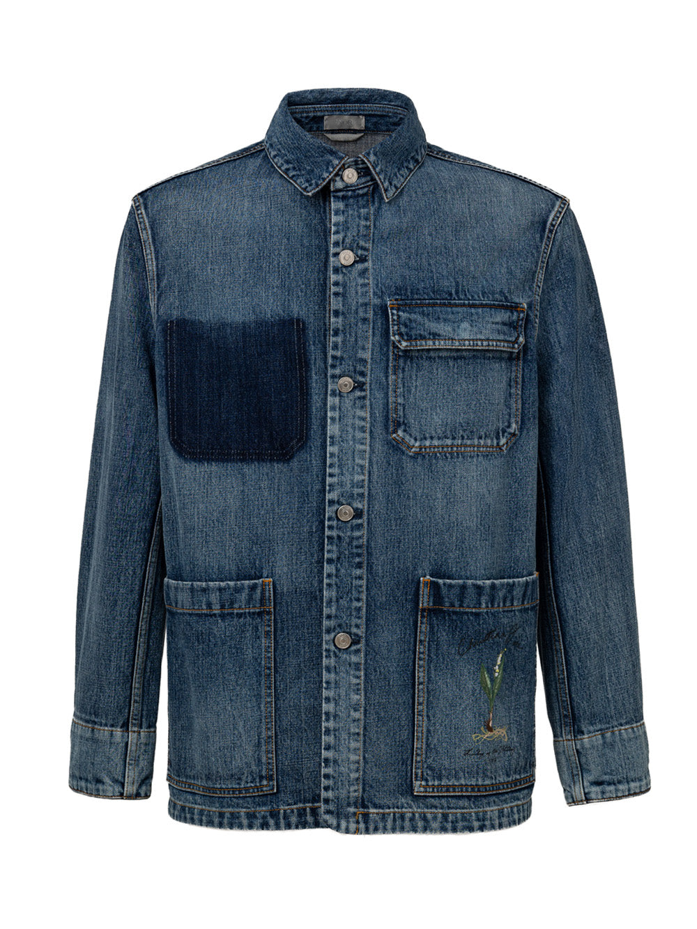 Jeans jacket with embroidery Dior