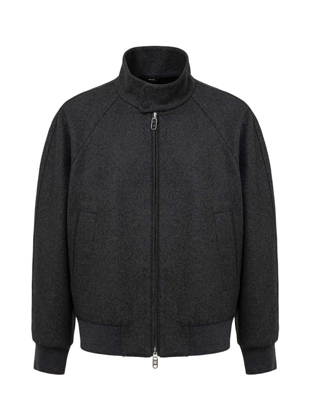 Bomber jacket in Cashmere with FF logo Fendi