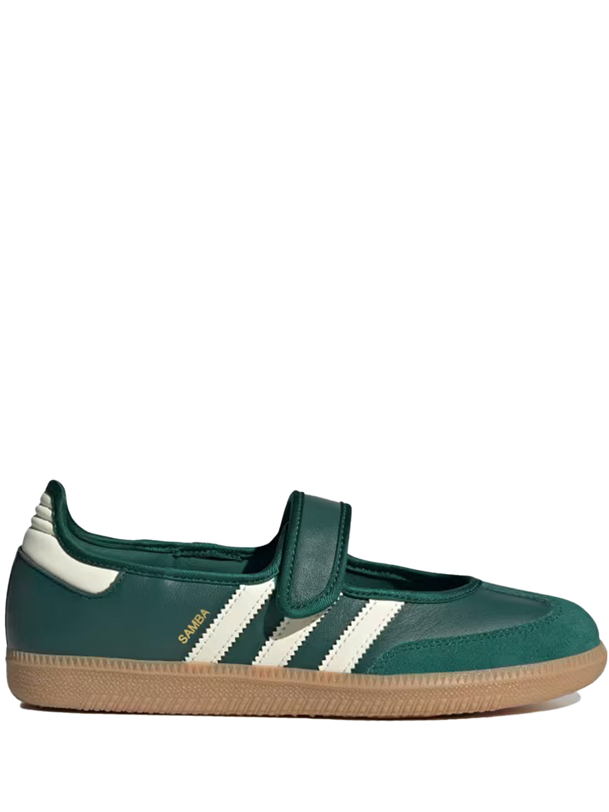 Adidas Originals Samba Jane Three-stripe Sneakers In Green