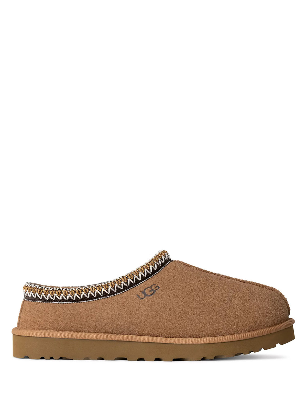 Ugg Tasman Chestnut Eather Slip-ons In Brown