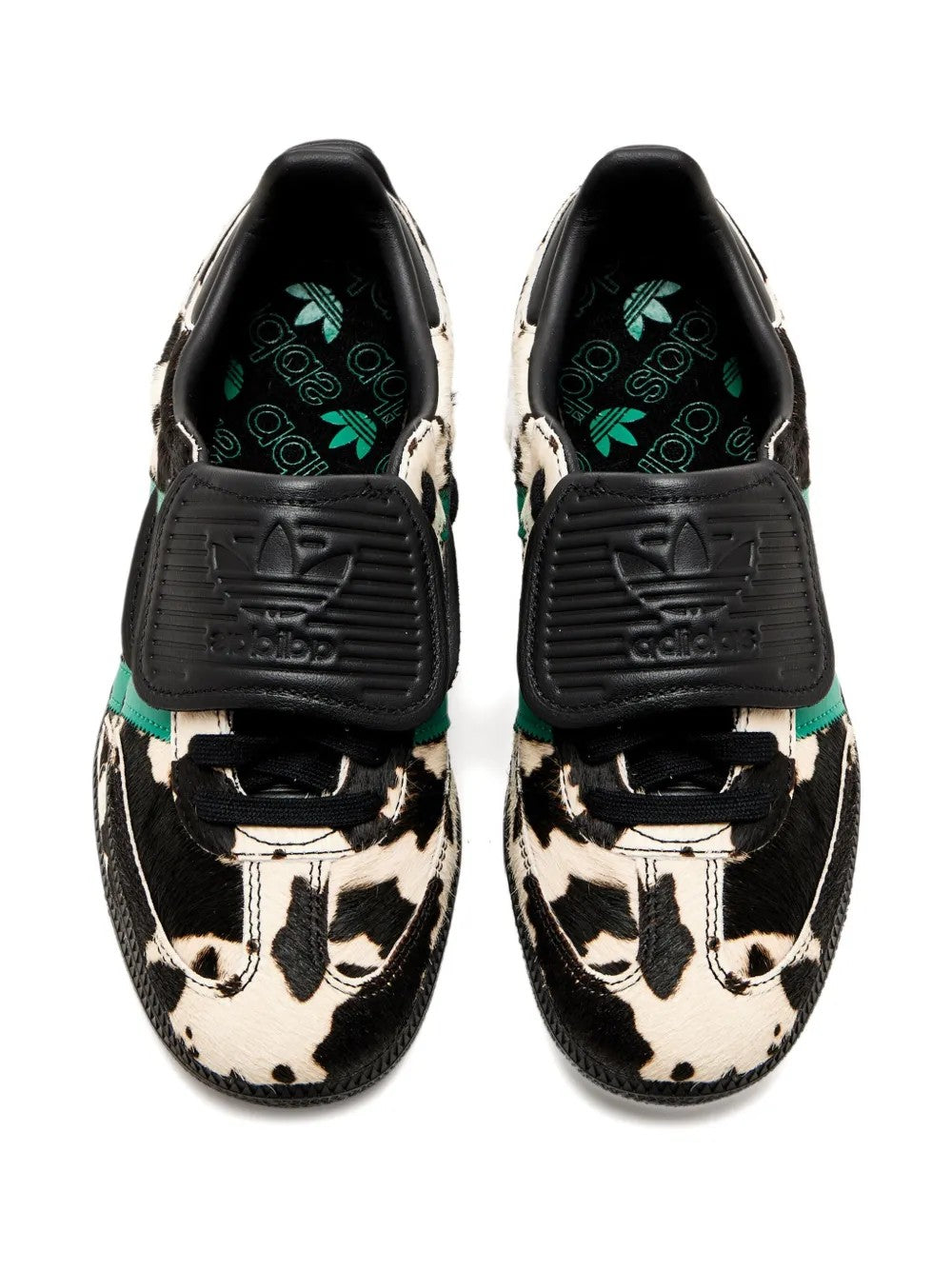 Adidas Originals Womens Cow Print Black Lucid Bl Samba Lt Suede Trainers In Black