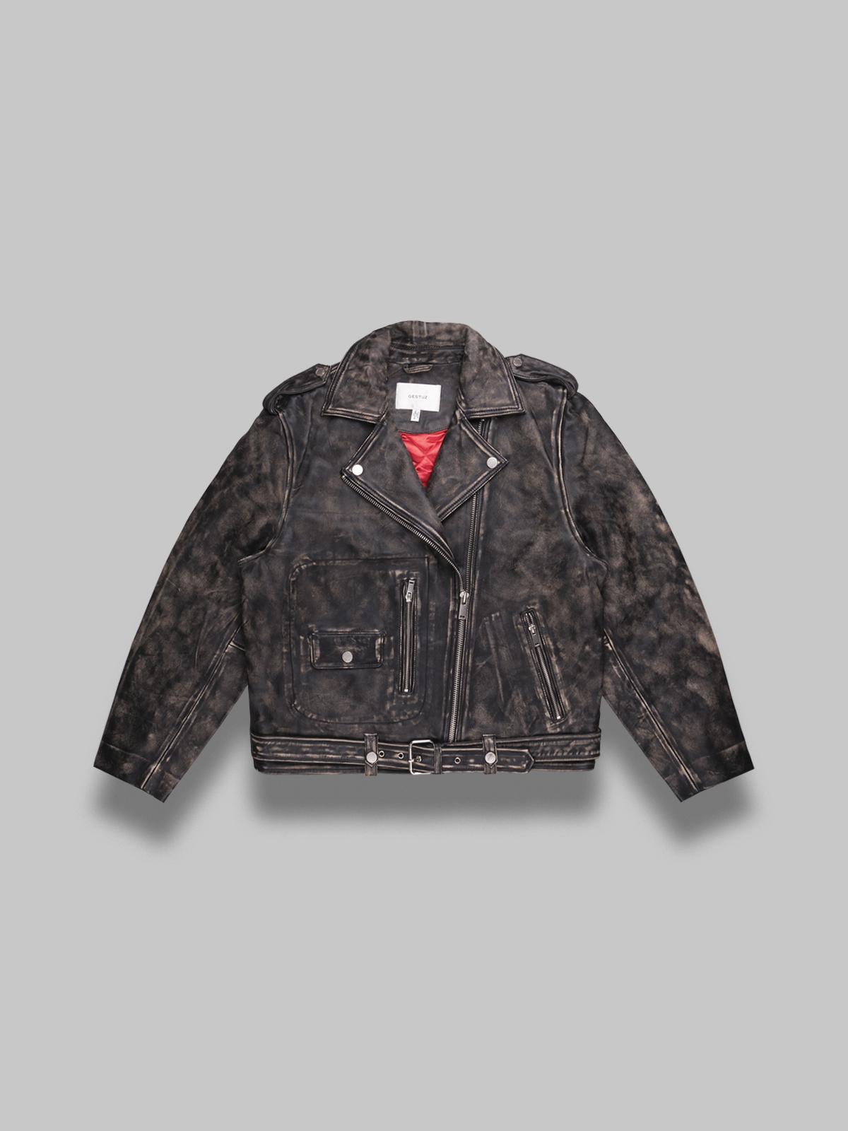 Gestuz Rylee Biker Jacket In Multi