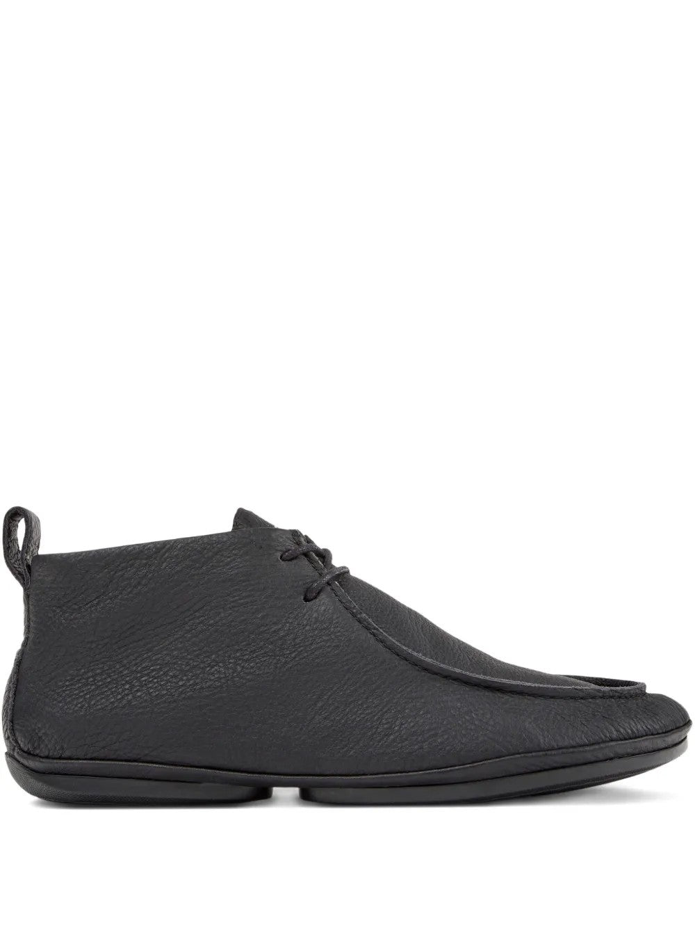 Camper Right Nina Leather Desert Boots In Black