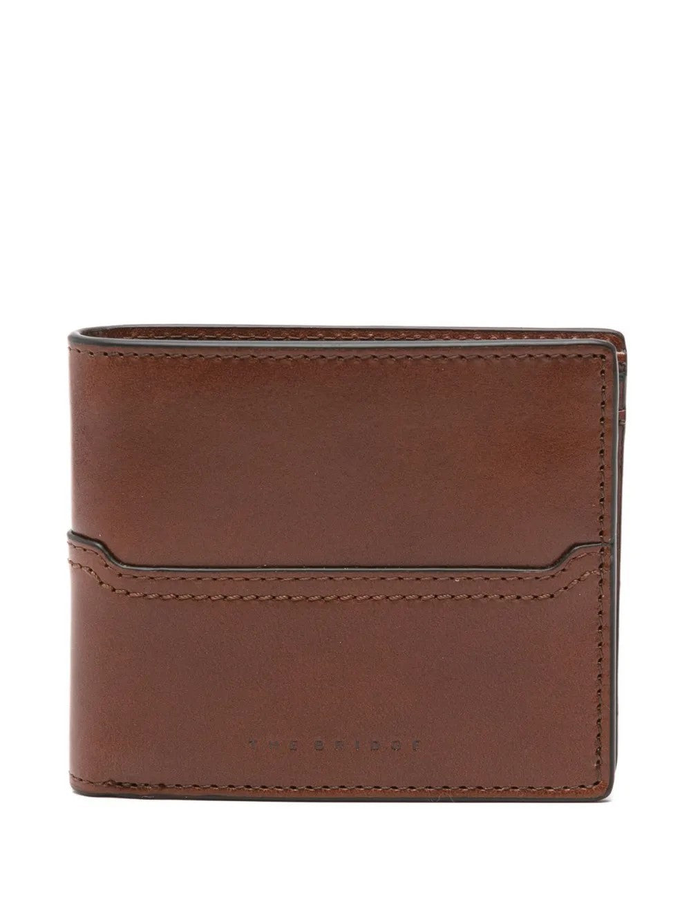 The Bridge Leather Bi-fold Wallet In Brown