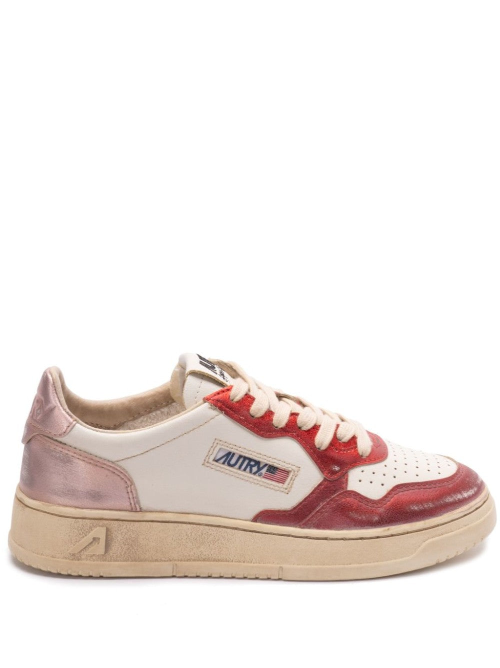 Autry Sneakers With Logo Application In Red