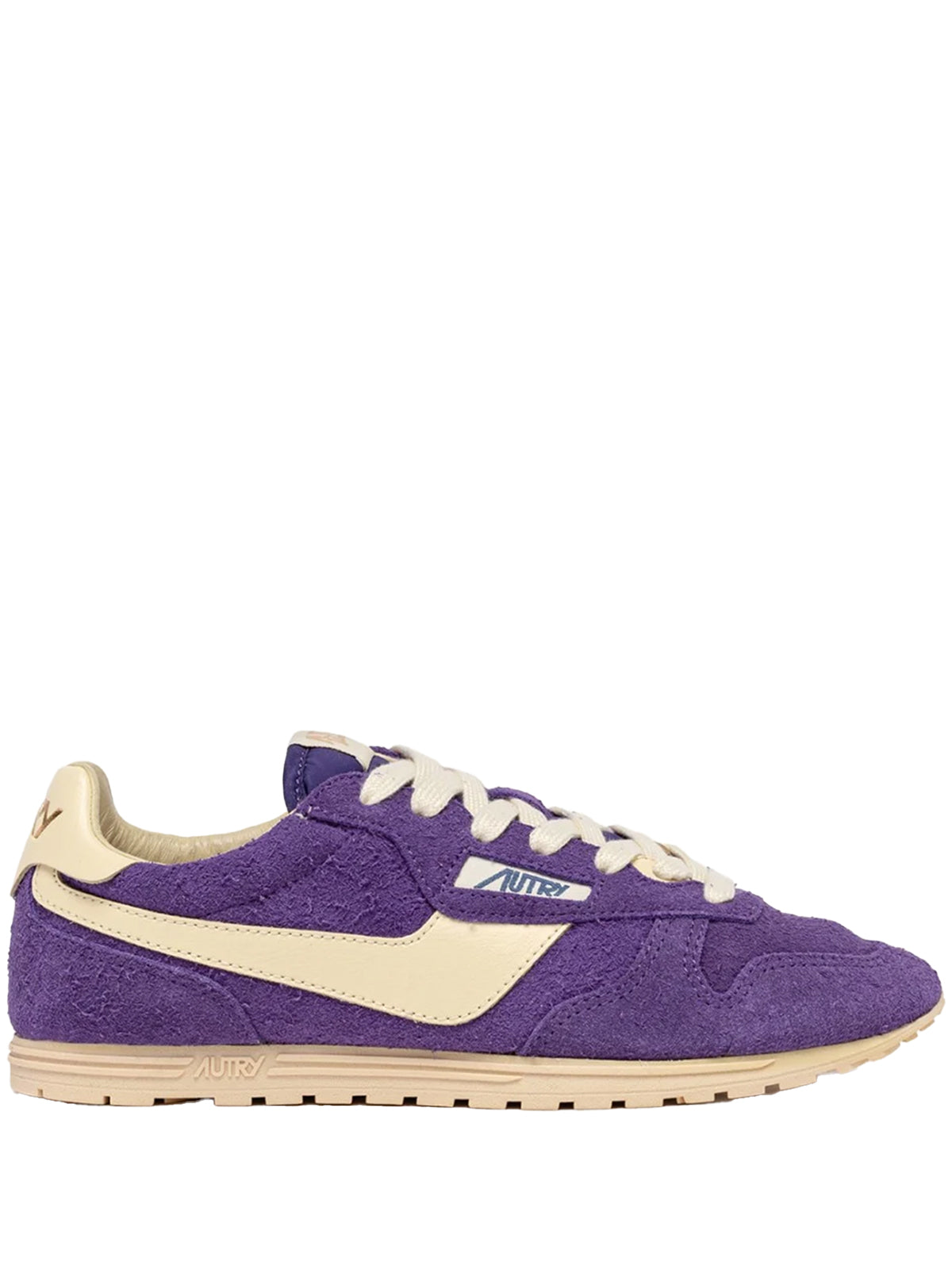 Autry Windspin Sneakers In Suede In Purple