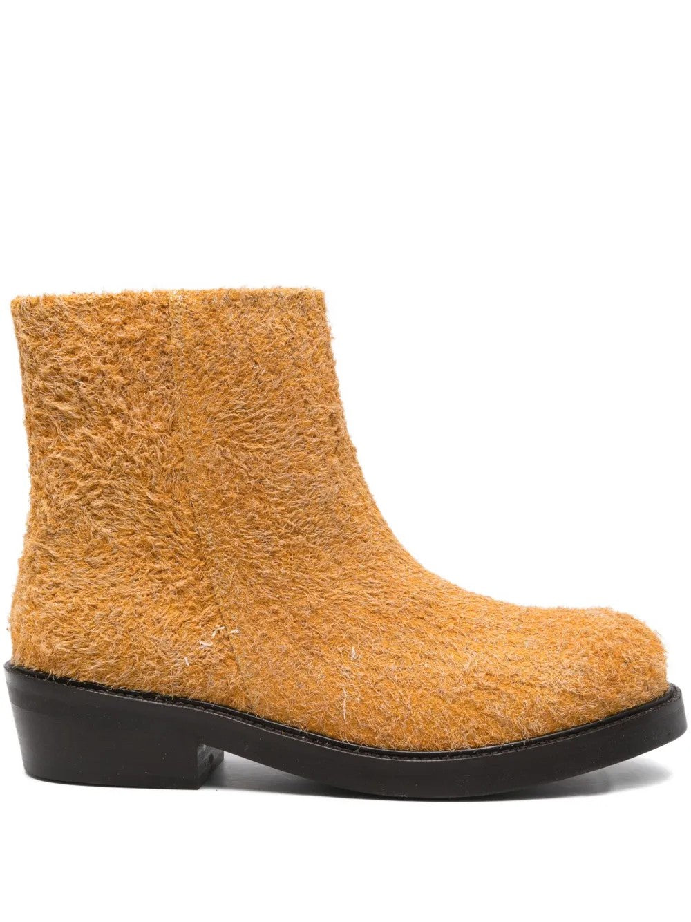 Séfr Textured Ankle Boots In Brown