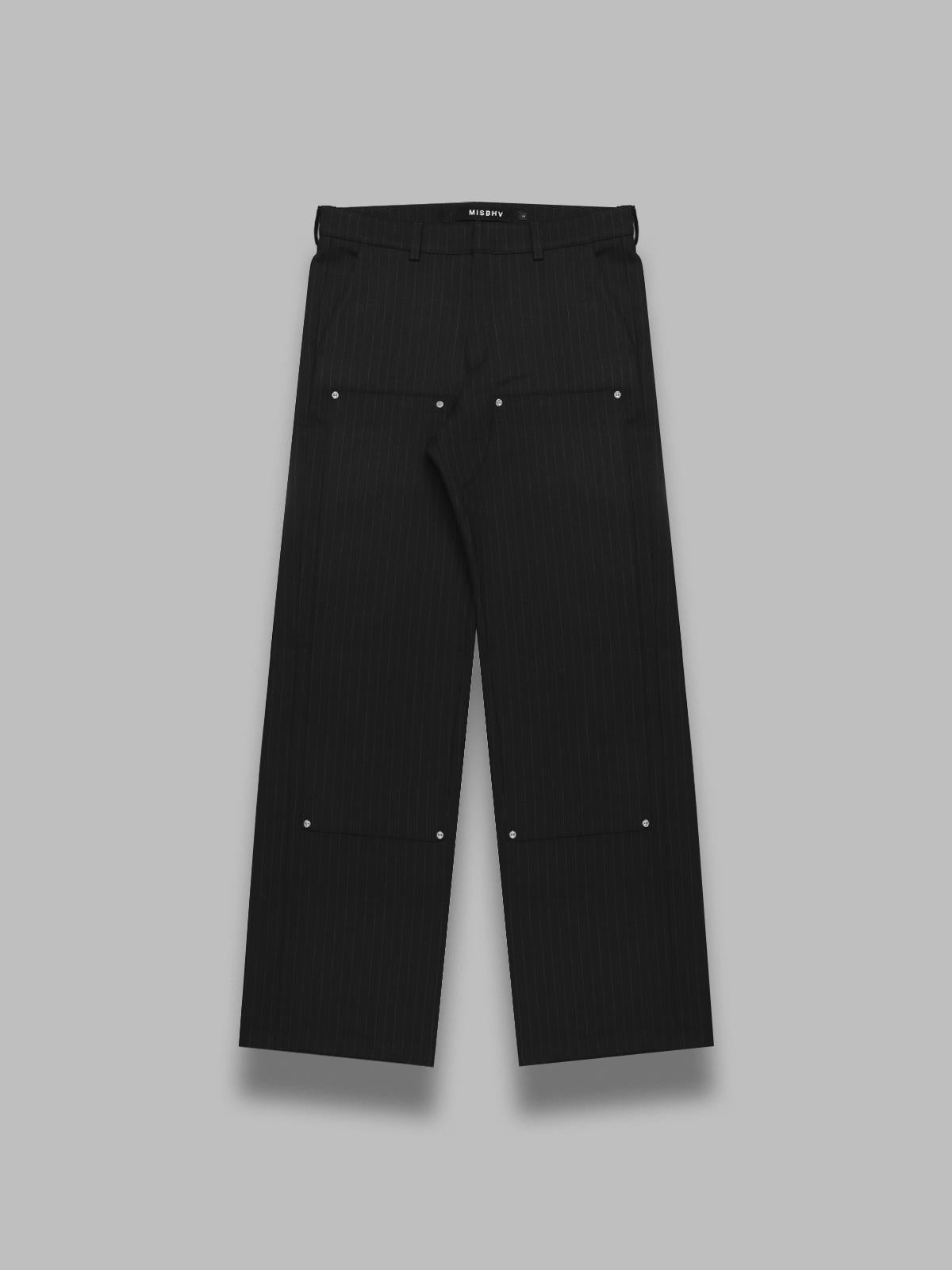 penstripe carpenter trousers