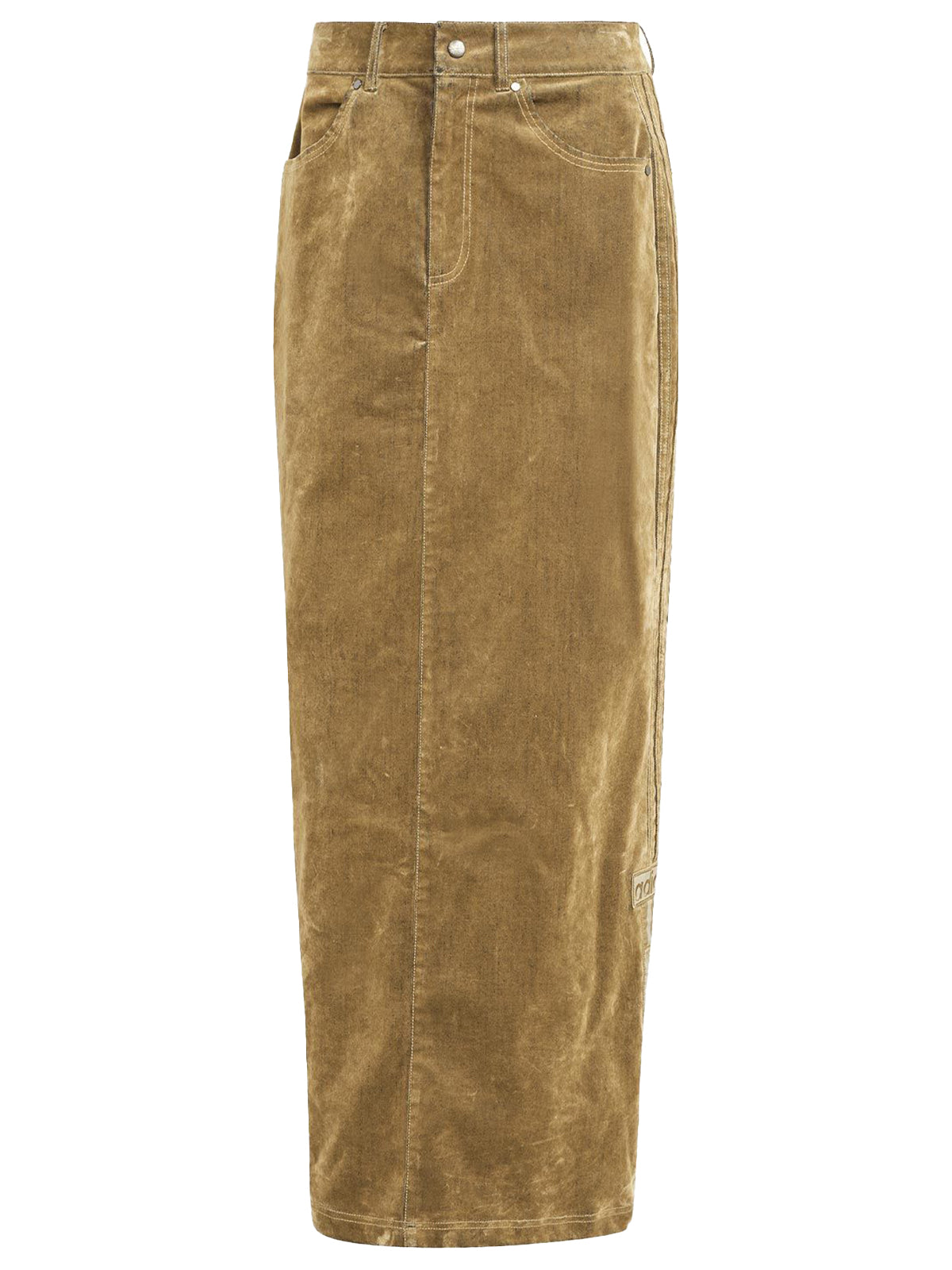 Adidas Originals Adibreak Cotton Skirt In Brown