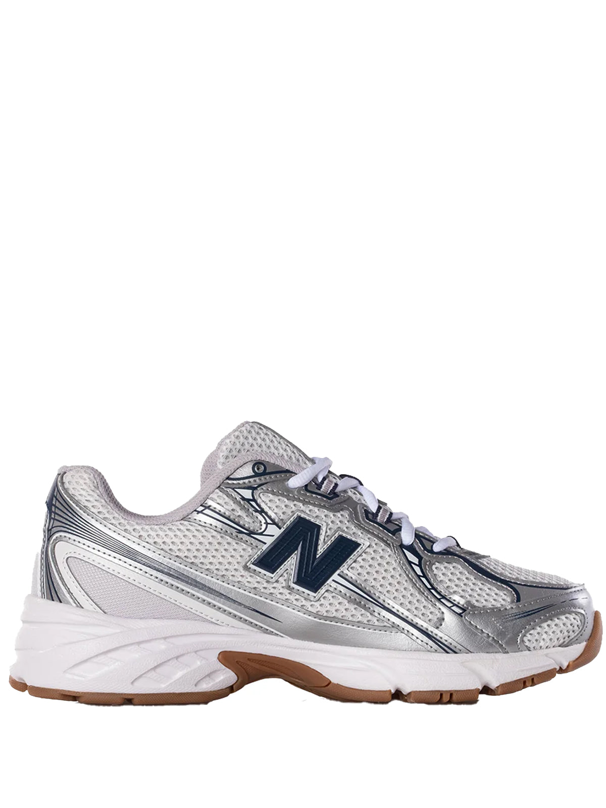 New Balance Unisex Sneakers In Silver
