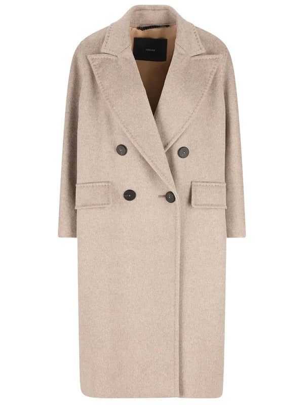 Max Mara Coat  In Neutral