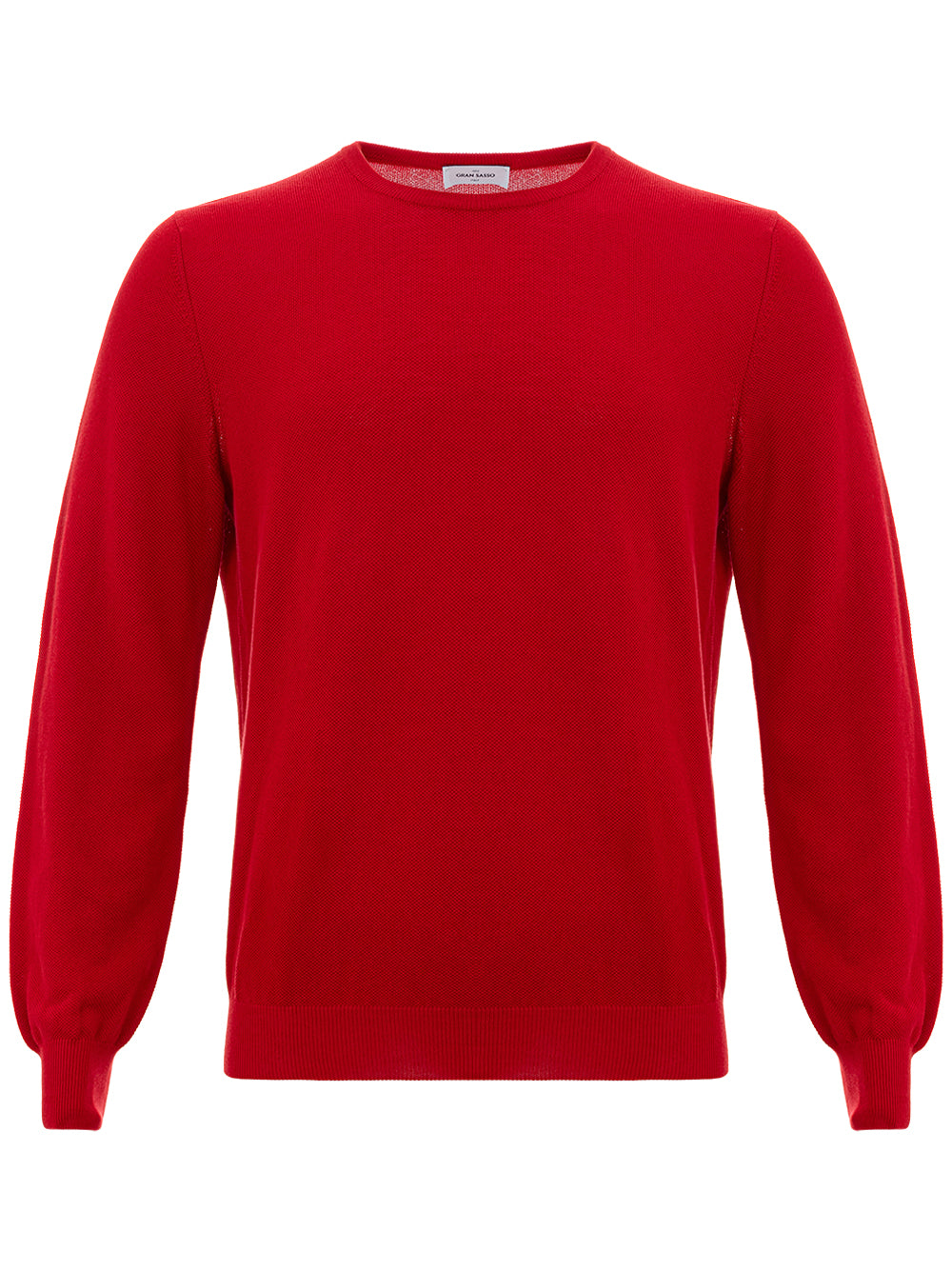 Gran Sasso Round Neck Sweater In Cotton