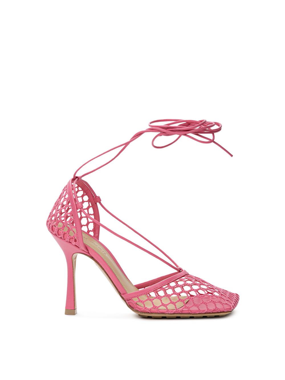 Stretch Net Sandals in Bottega Veneta