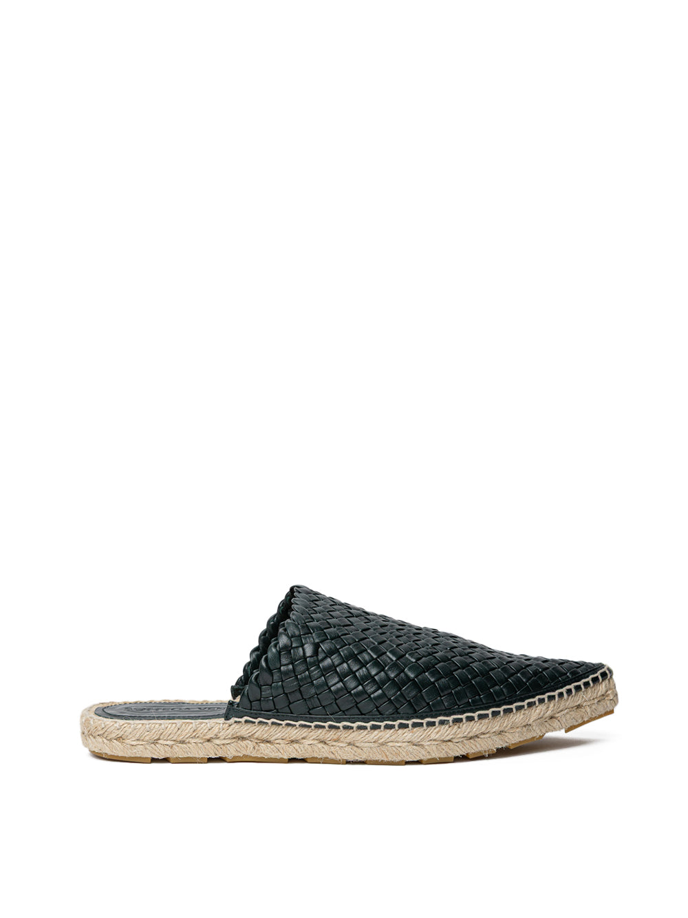 Espadrillas Lagoon with Dark Green Stone Bottega Veneta