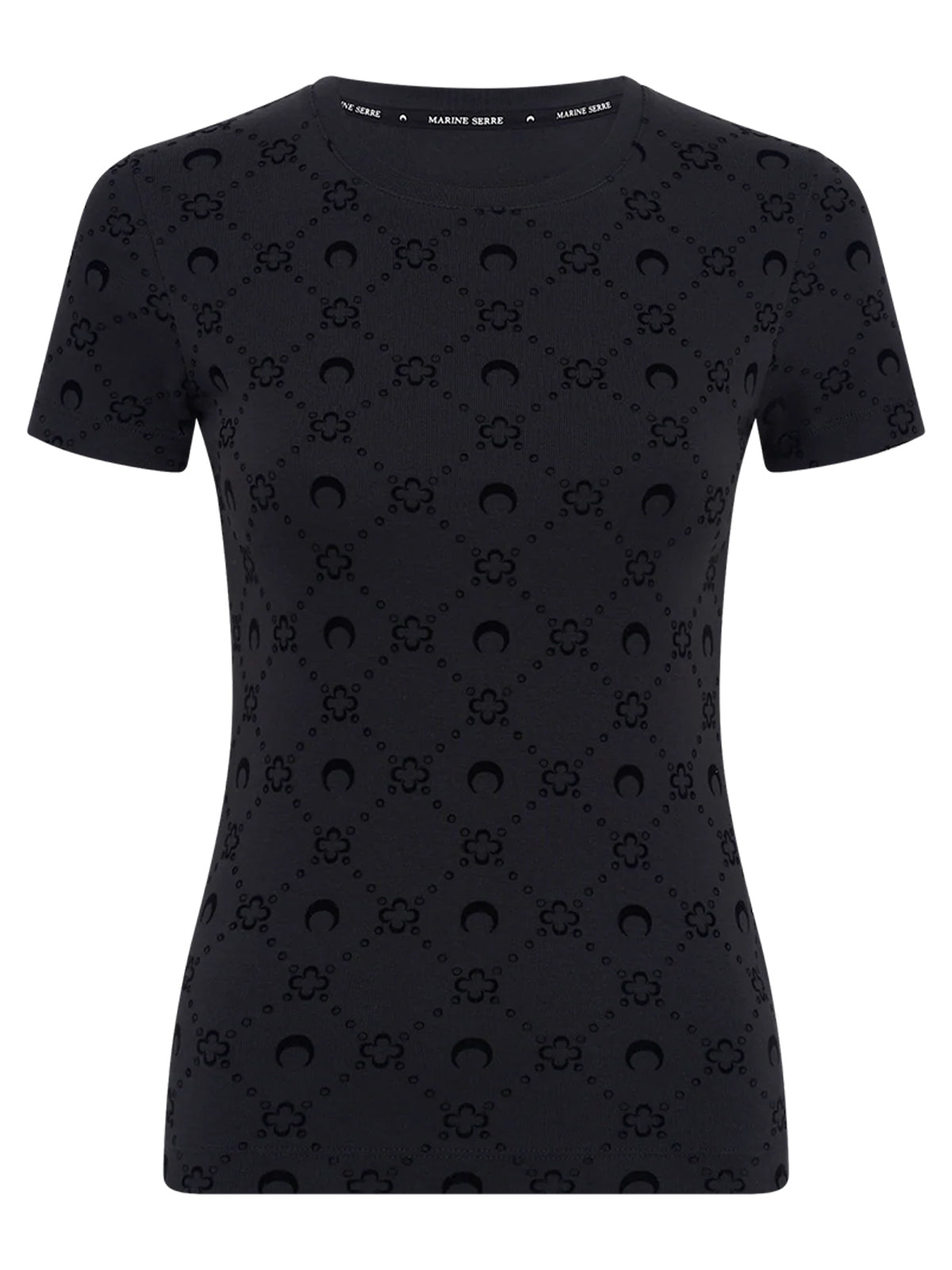 Marine Serre T-shirt Woman In Black