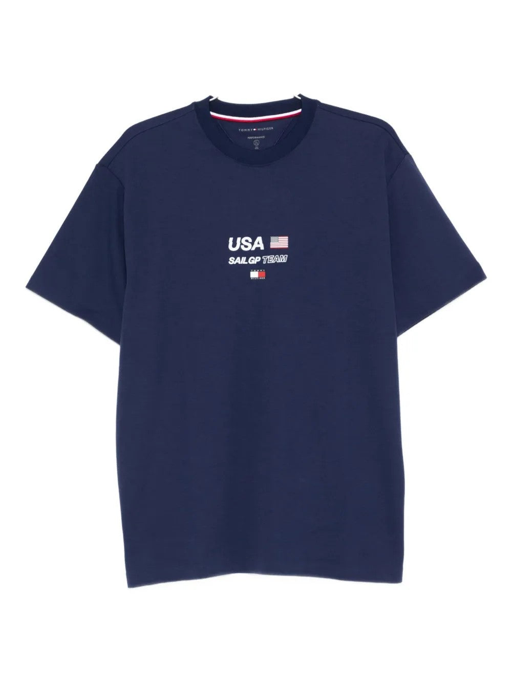 Tommy-x-sail-gp-sufa25 T-shirt Tommy Hilfiger X Sail Gp Sufa25 In Blue