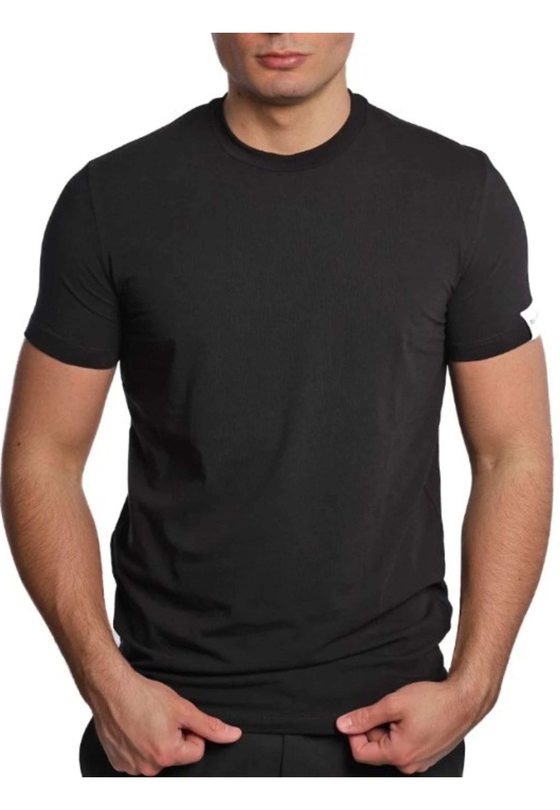 Dsquared2 T-shirt Round Neck T-shirt In Black