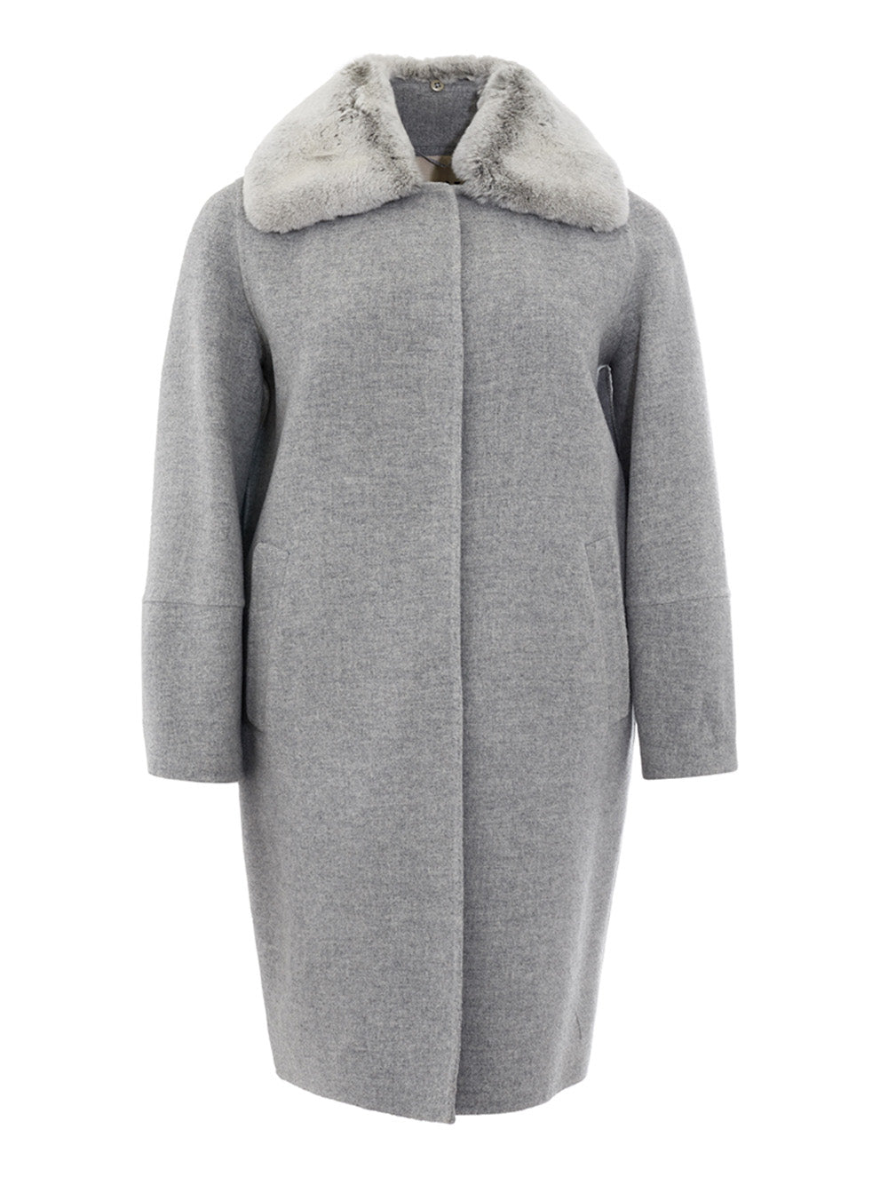 Herno Elegant Gray Wool Jacket For Timeless Style In Gray