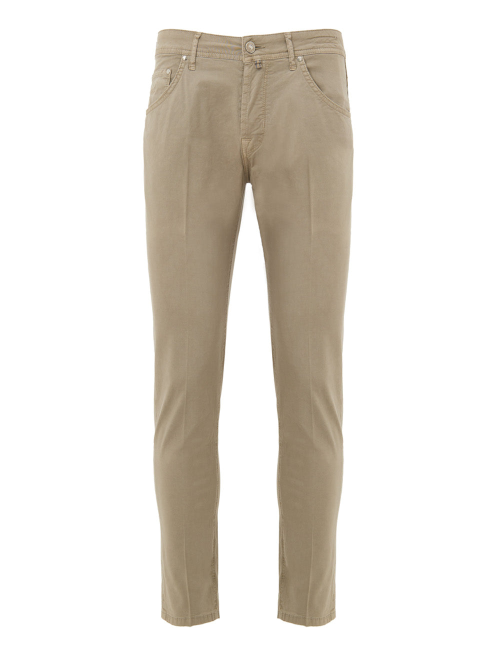 Jacob Cohen Trousers Scott In Cotton Stretch Beige  In Neutral