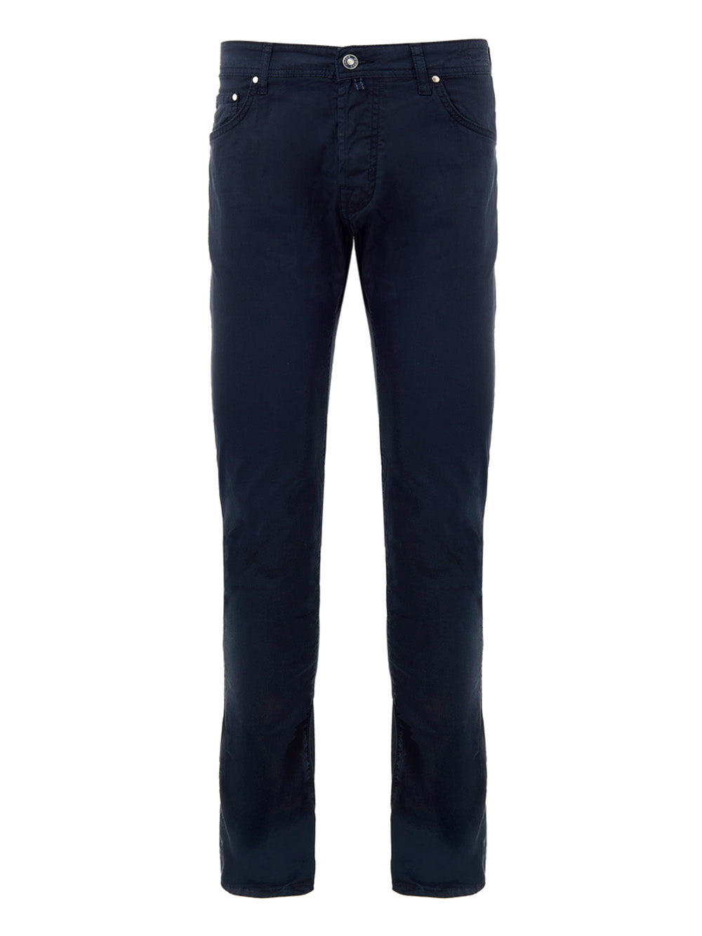 Jacob Cohen Nick Cotton Stretch Blue Pants In Blue