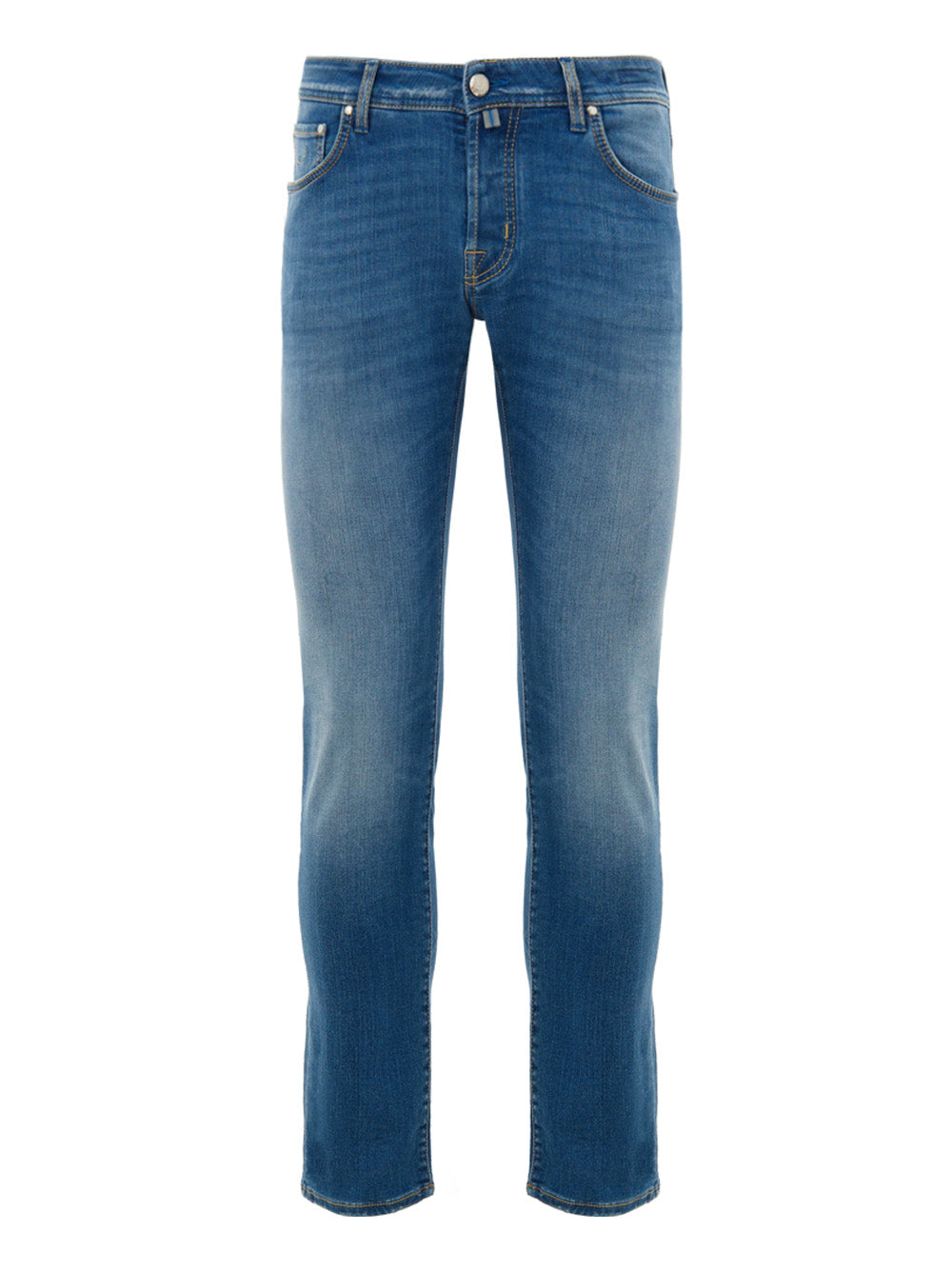 Jacob Cohen Jeans Nick Super Slim Fit Denim Blue Delave  In Burgundy